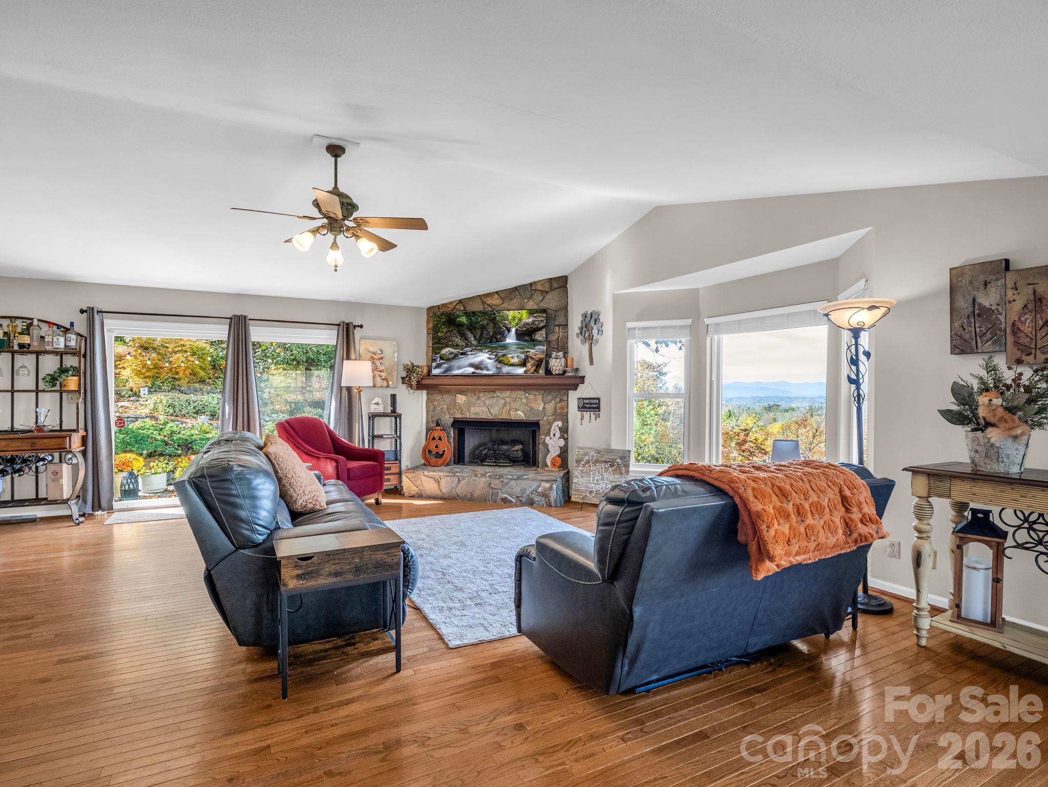 Open floor plan. - 178 Hilltop View Drive, Fletcher