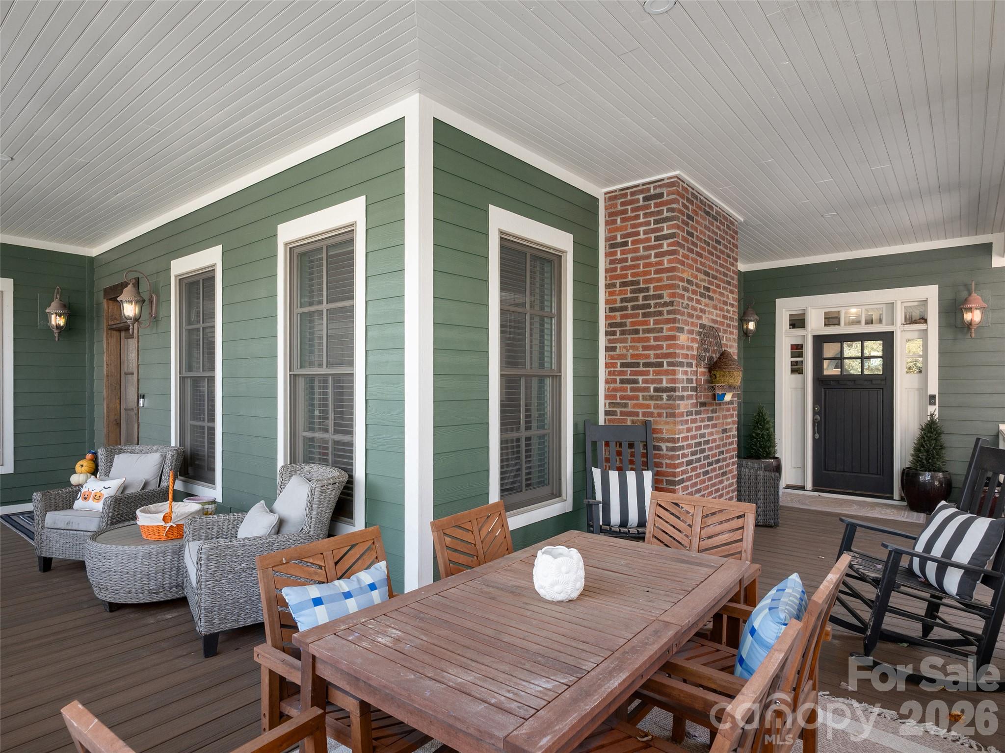 Wrap around front porch - 133 Lakeway Drive, Mills River