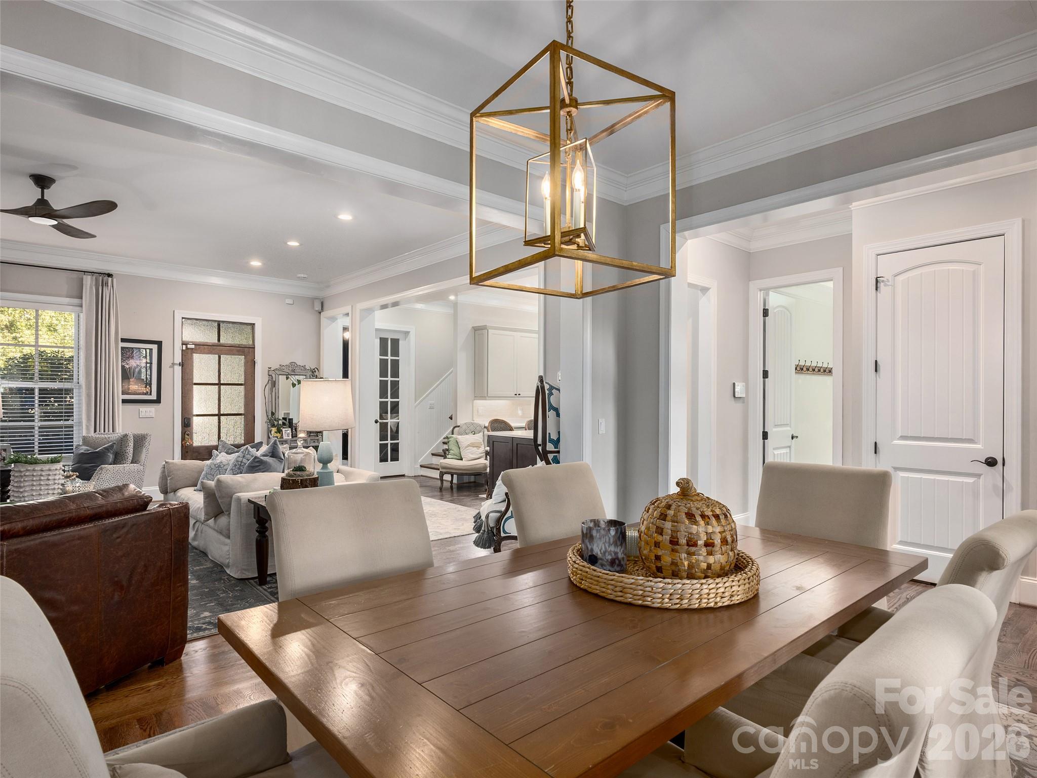Dining Room off the Living Room - 133 Lakeway Drive, Mills River