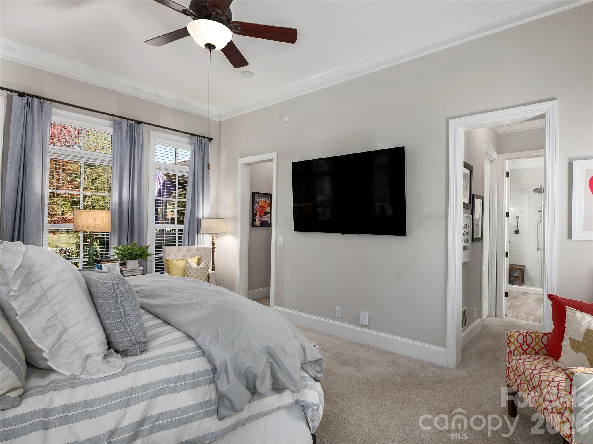 Primary Bedroom - 133 Lakeway Drive, Mills River