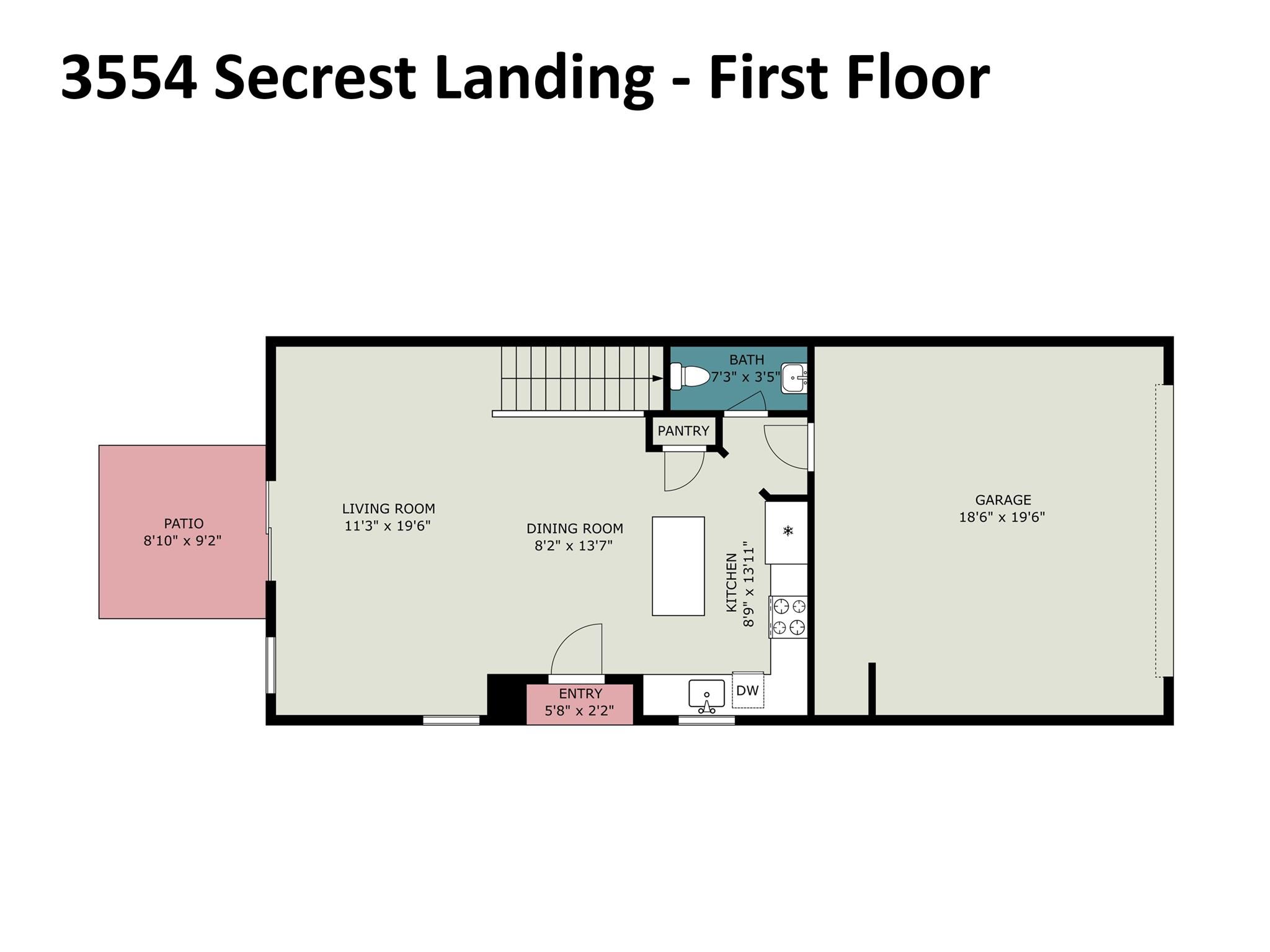 Townhouse at 3554 Secrest Landing, Monroe, photo 3 of 24