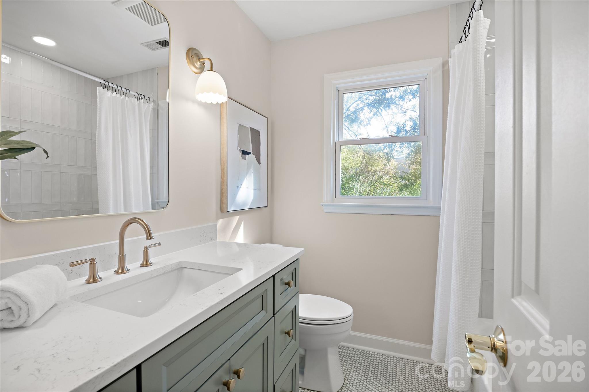 Full Bathroom With Premium Tile - 6311 Hawkwood Lane, Charlotte