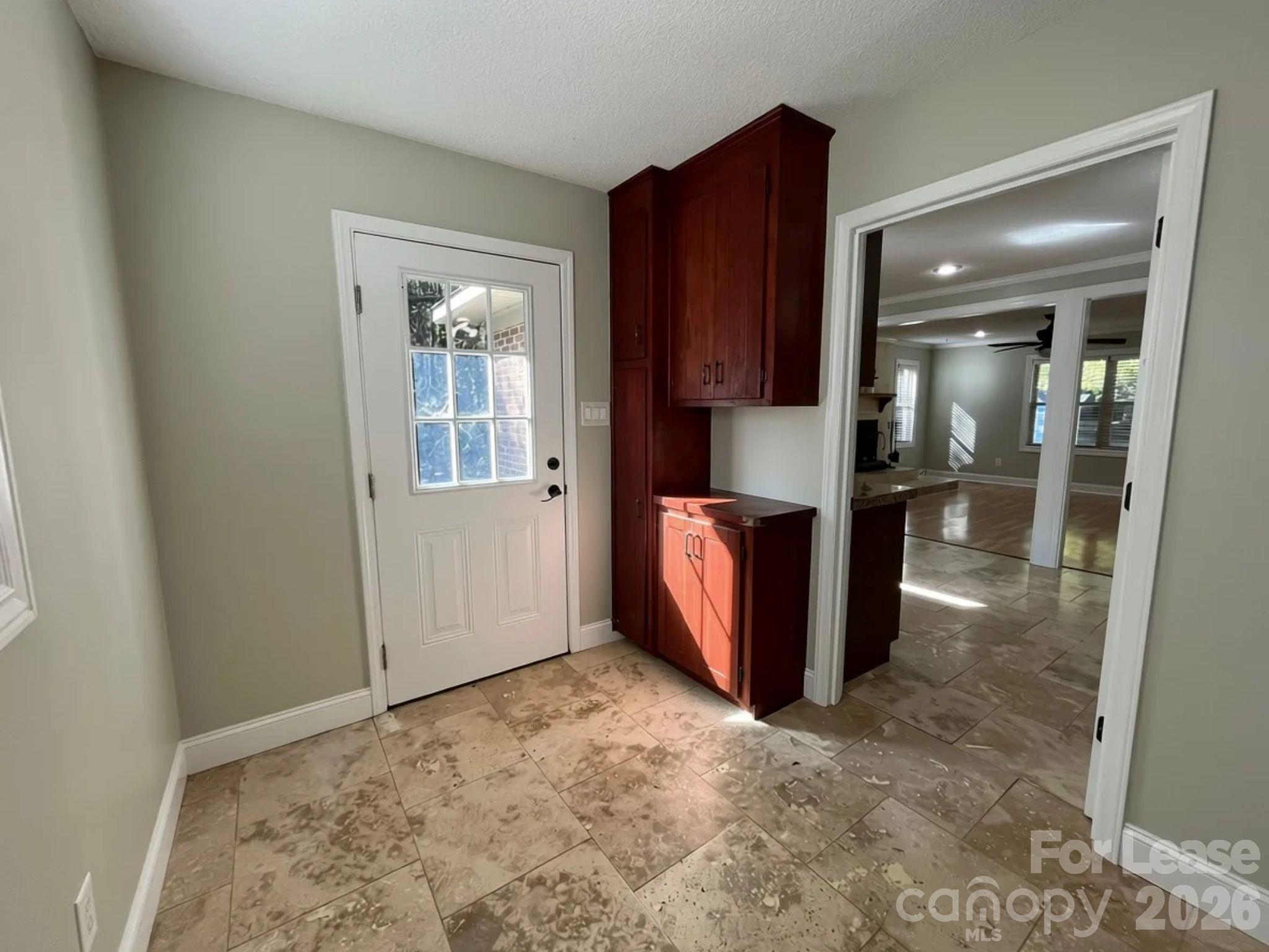 Door to backyard from Laundry Room - 3008 Fincher Road, Matthews