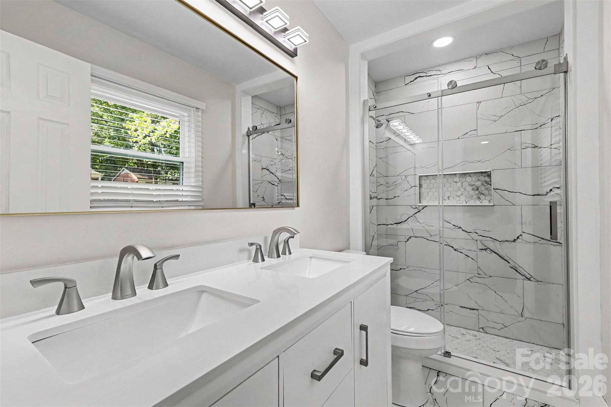 Stunning primary bathroom - completely renovated! - 1801 Dallas Avenue, Charlotte