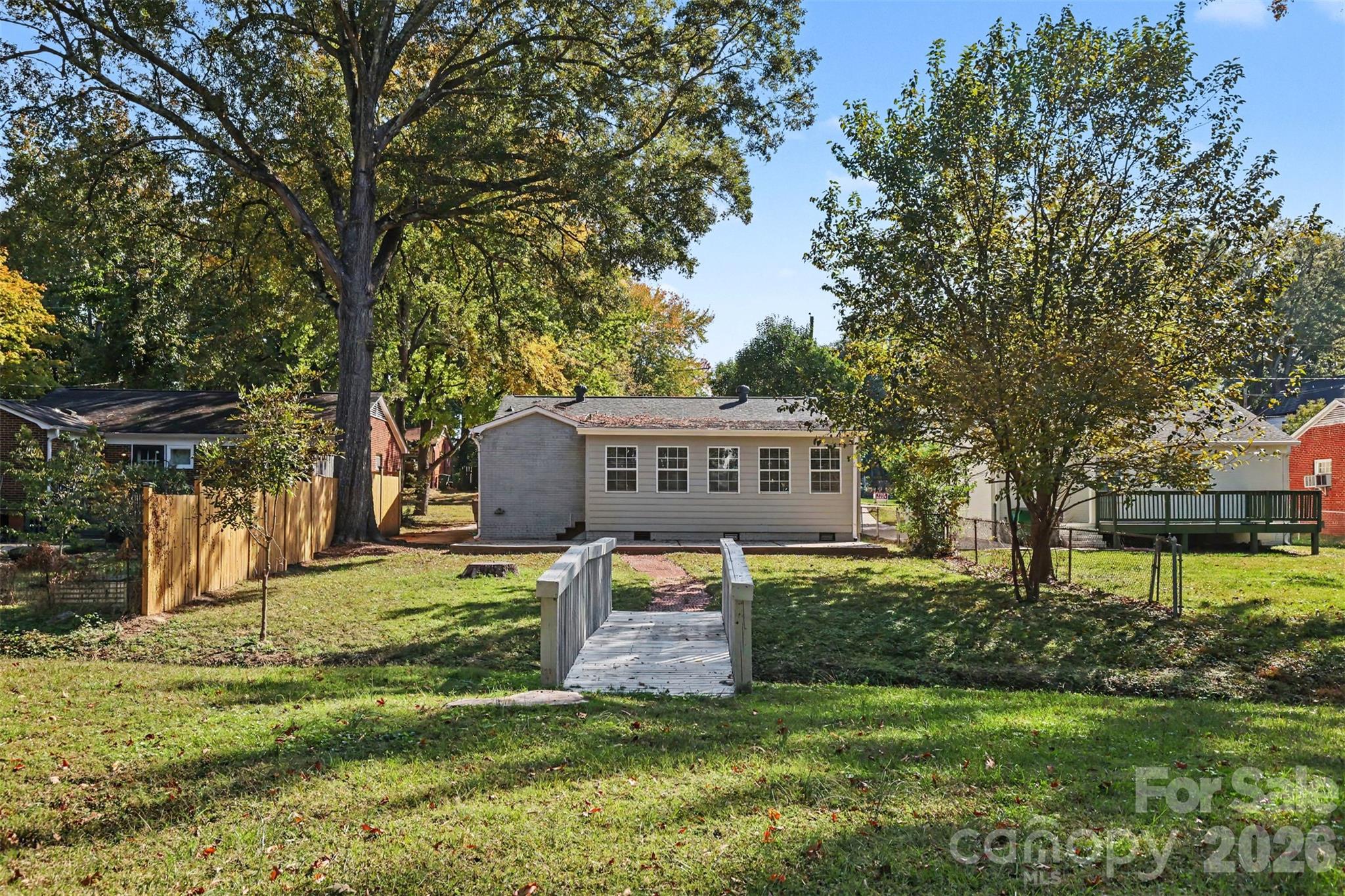 Back of home - 1801 Dallas Avenue, Charlotte