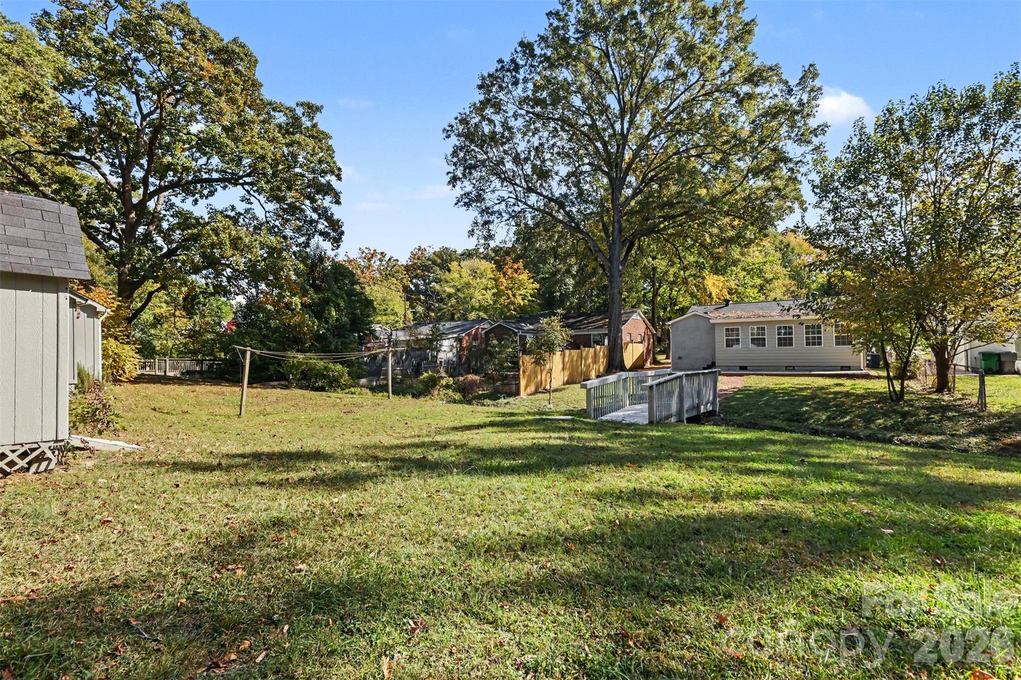 Spacious backyard - 1801 Dallas Avenue, Charlotte