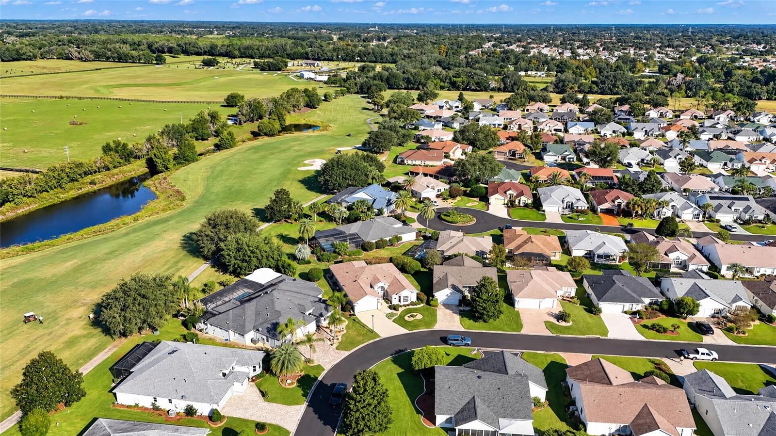 Aerial - 3568 WORTH CIR, THE VILLAGES