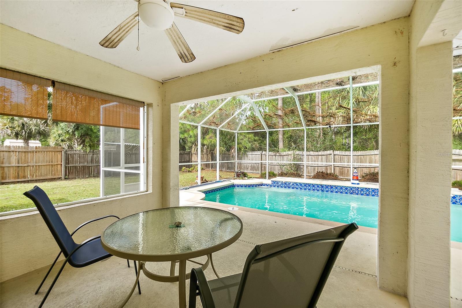 Lanai and Pool - 16 SLUMBER MEADOW TRL, PALM COAST