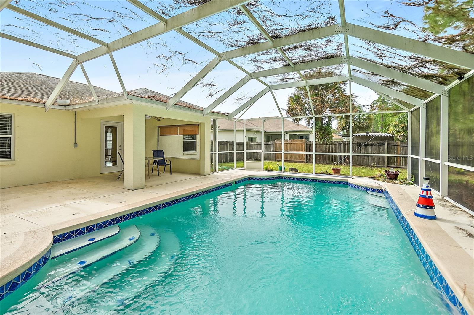 Lanai and Pool - 16 SLUMBER MEADOW TRL, PALM COAST