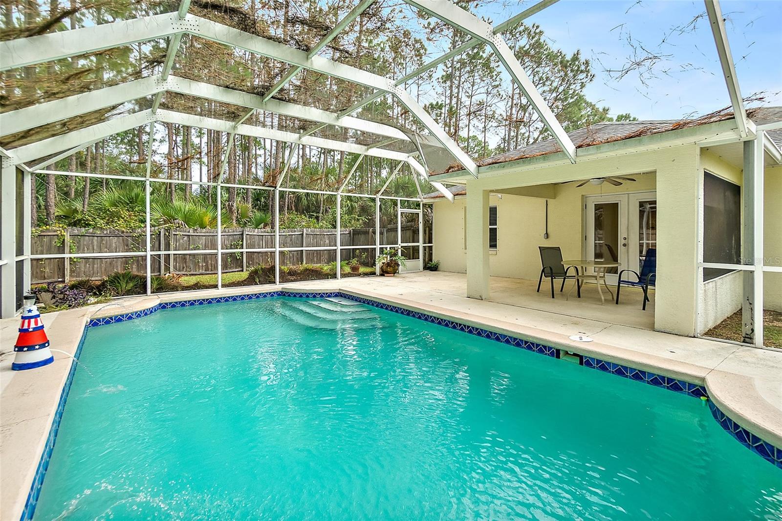 Lanai and Pool - 16 SLUMBER MEADOW TRL, PALM COAST