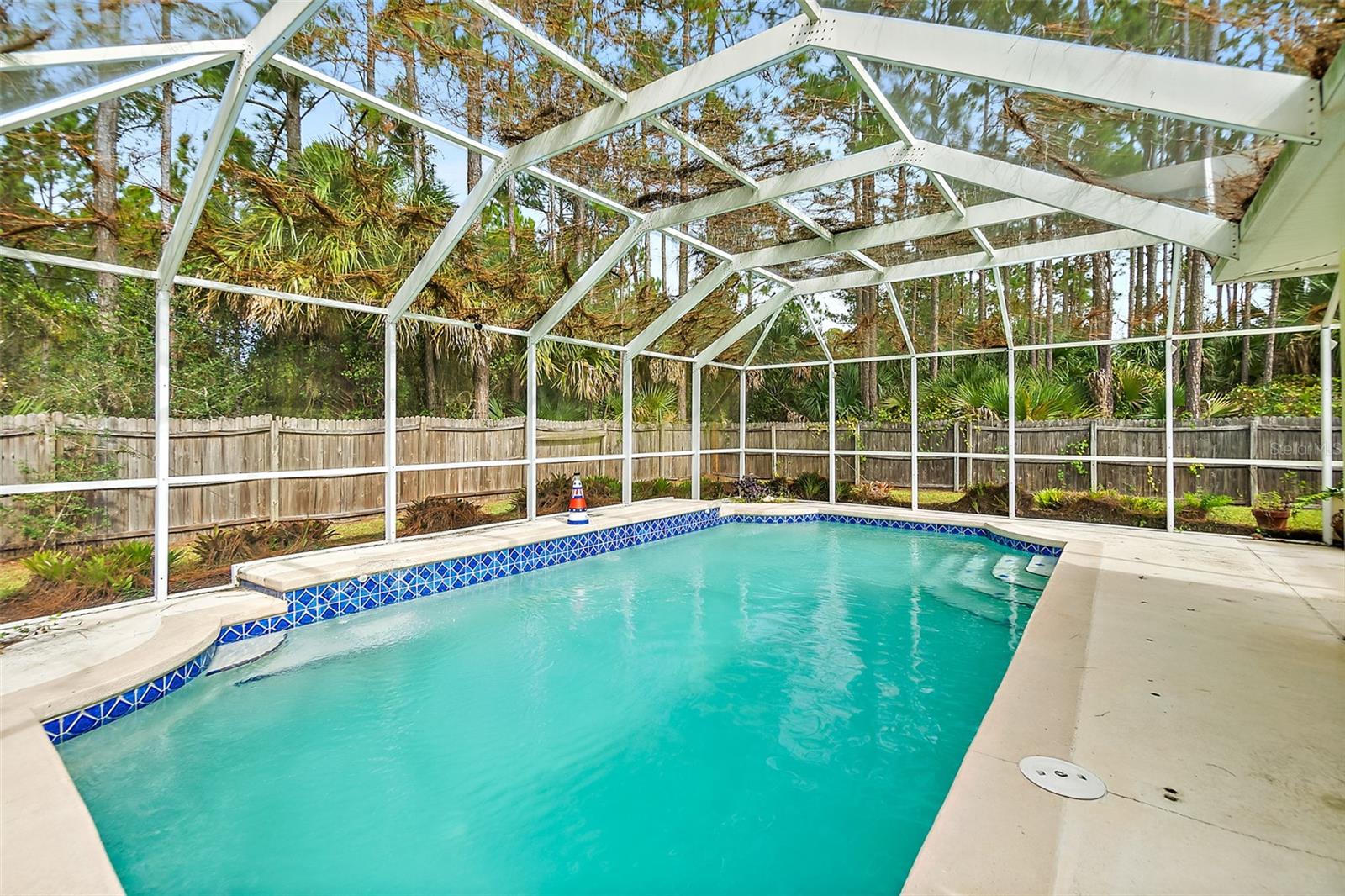 Lanai and Pool - 16 SLUMBER MEADOW TRL, PALM COAST
