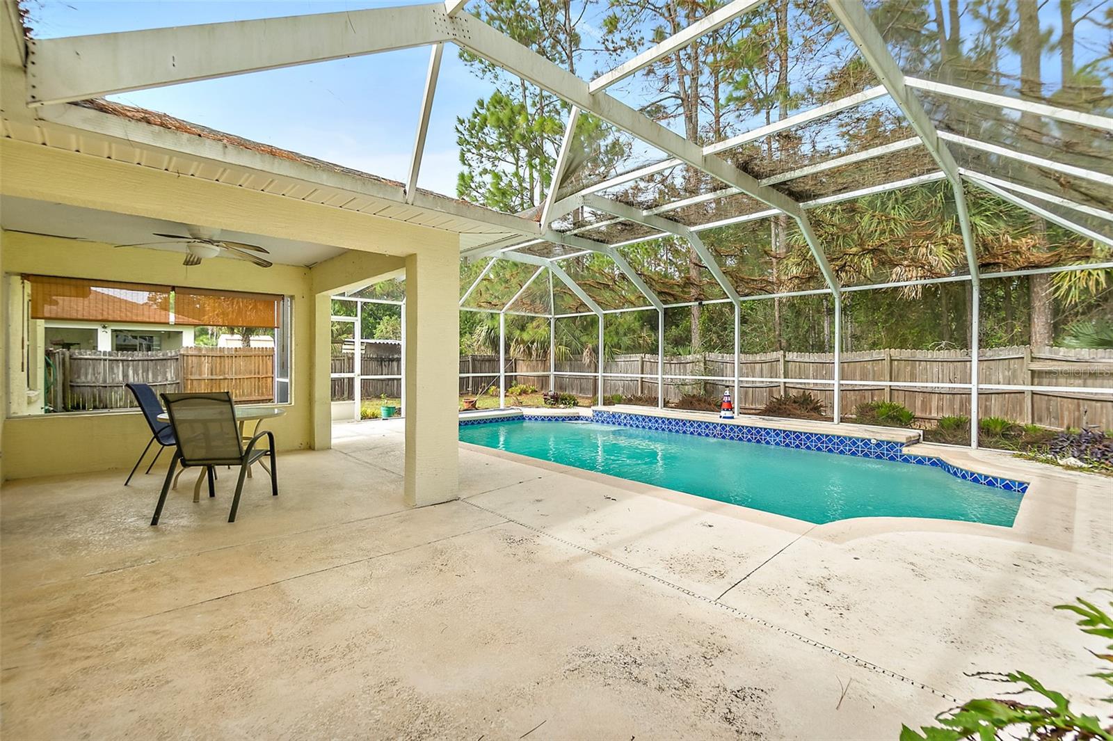 Lanai and Pool - 16 SLUMBER MEADOW TRL, PALM COAST