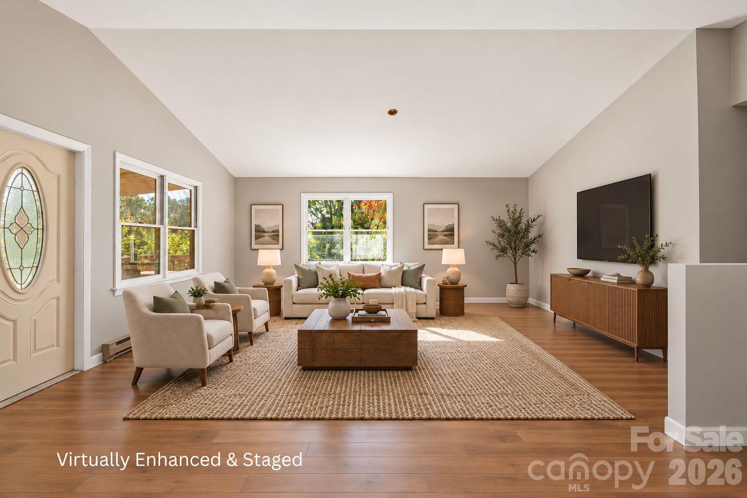 Virtually staged for inspiration. - 117 & 99999 Spivey Mountain Road, Asheville
