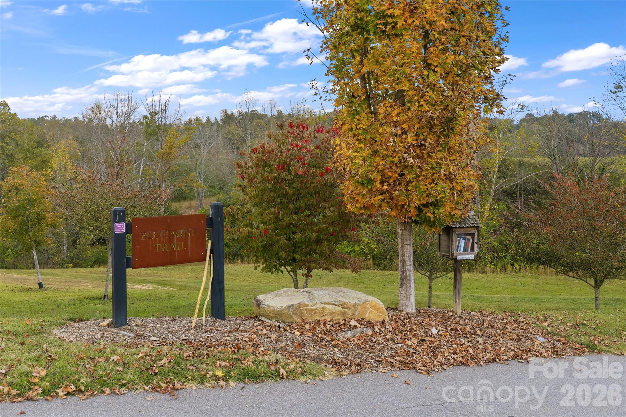 One of the private walking trail entrances - 234 Westridge Farm Road, Asheville
