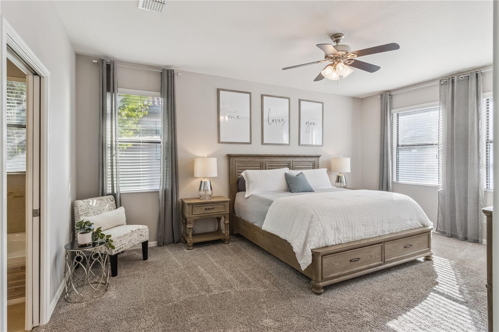 Primary Downstairs Bedroom - 1850 ALTAVISTA CIR, LAKELAND