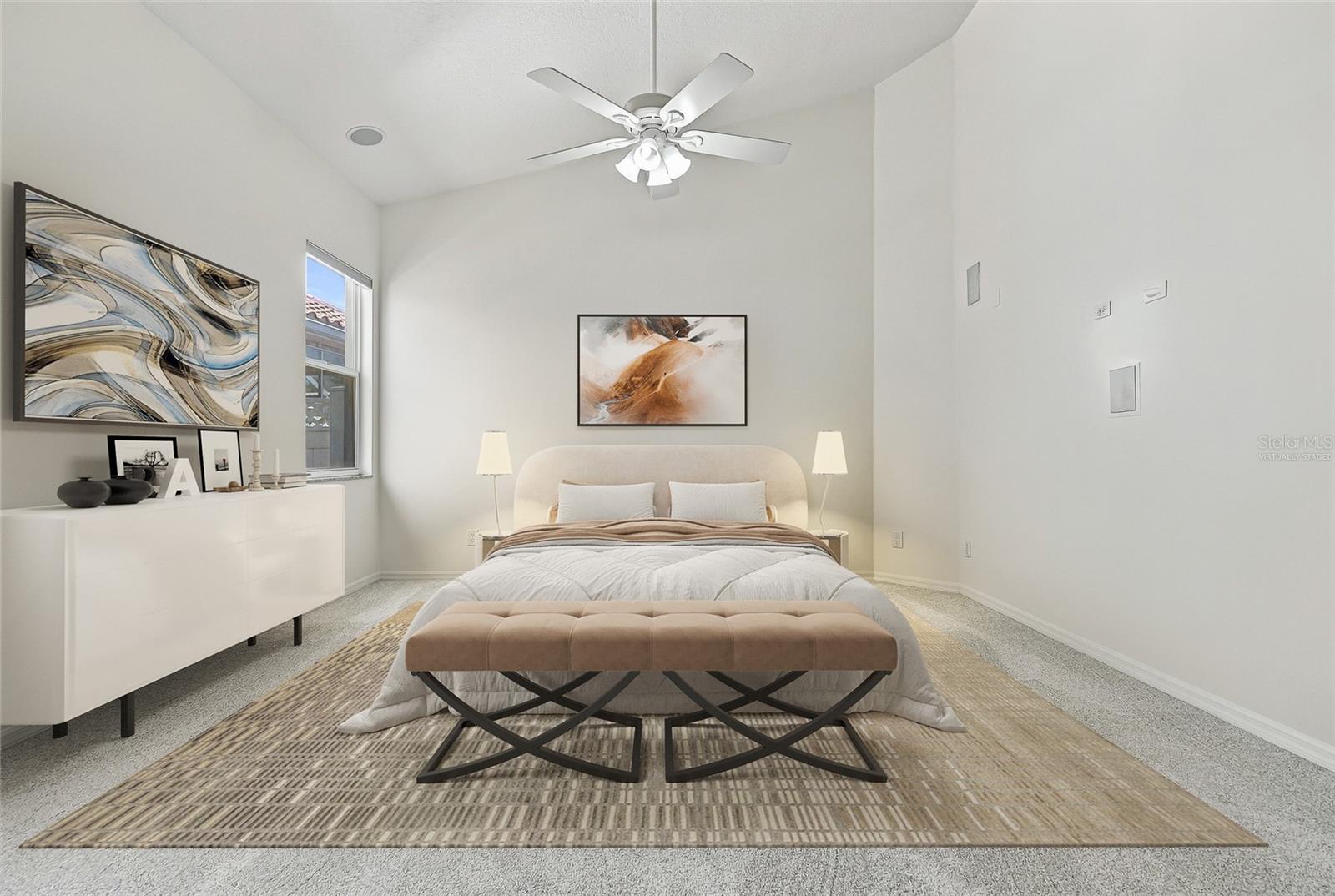 Primary bedroom has two huge walk in closets. Virtually staged. - 1101 DARLINGTON OAK DR NE, ST PETERSBURG