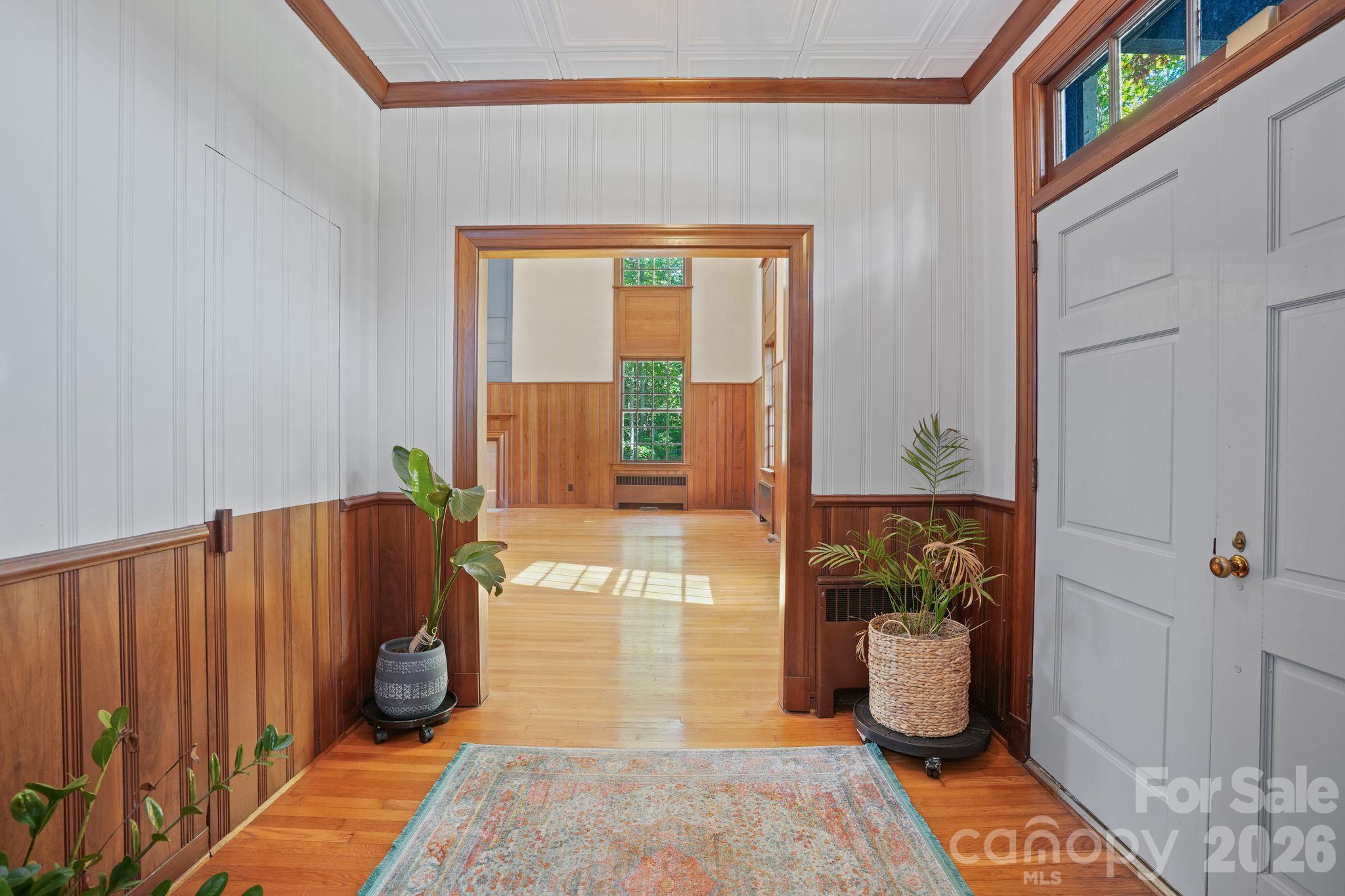 Entry Foyer and Coat Closet - Adjacent to the Grand Living Room or the Main Bedroom/Office Flex Space - 319 N Zion Street, Landis