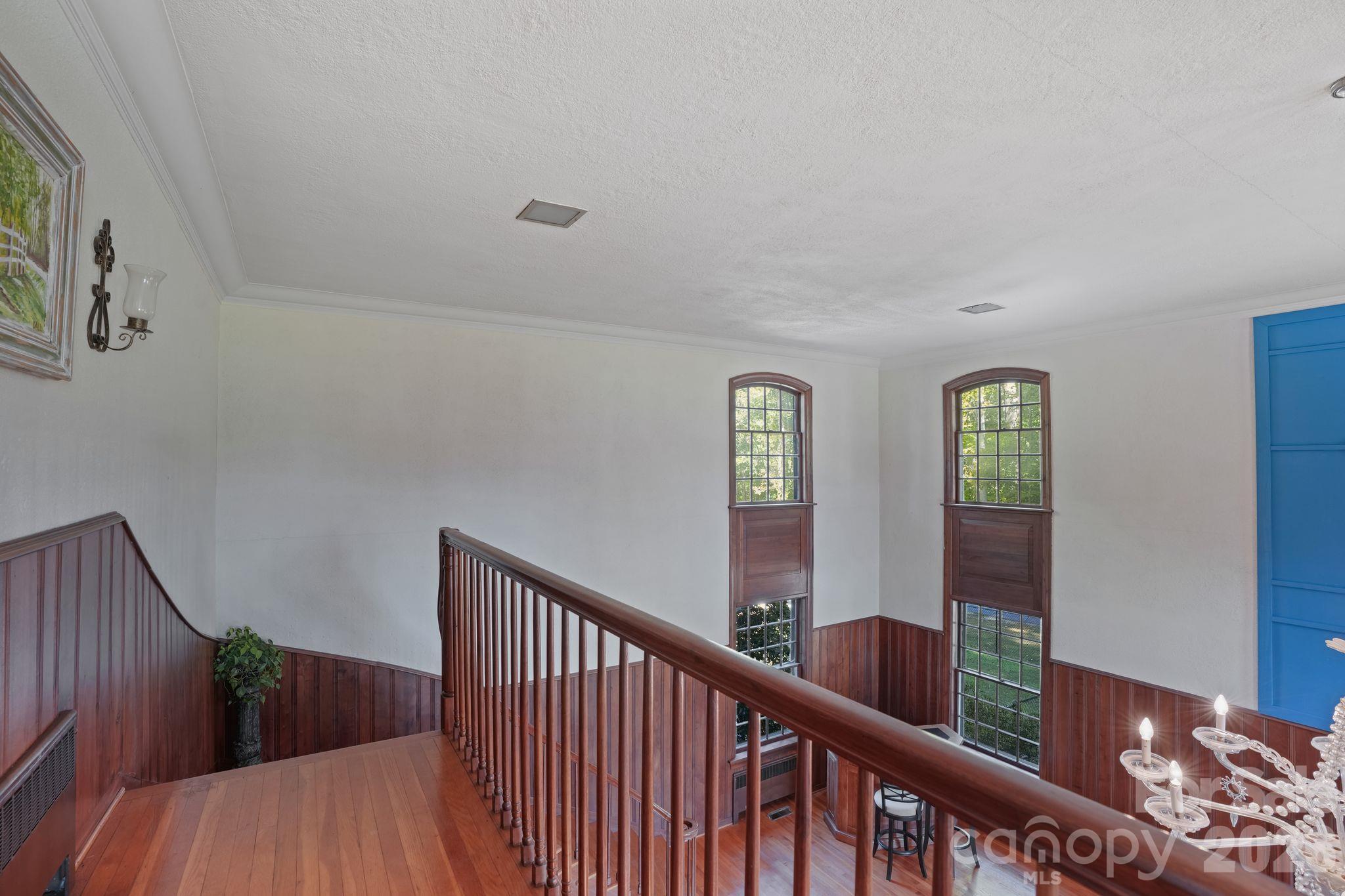 Grand Ascension to the Main Room below - 319 N Zion Street, Landis