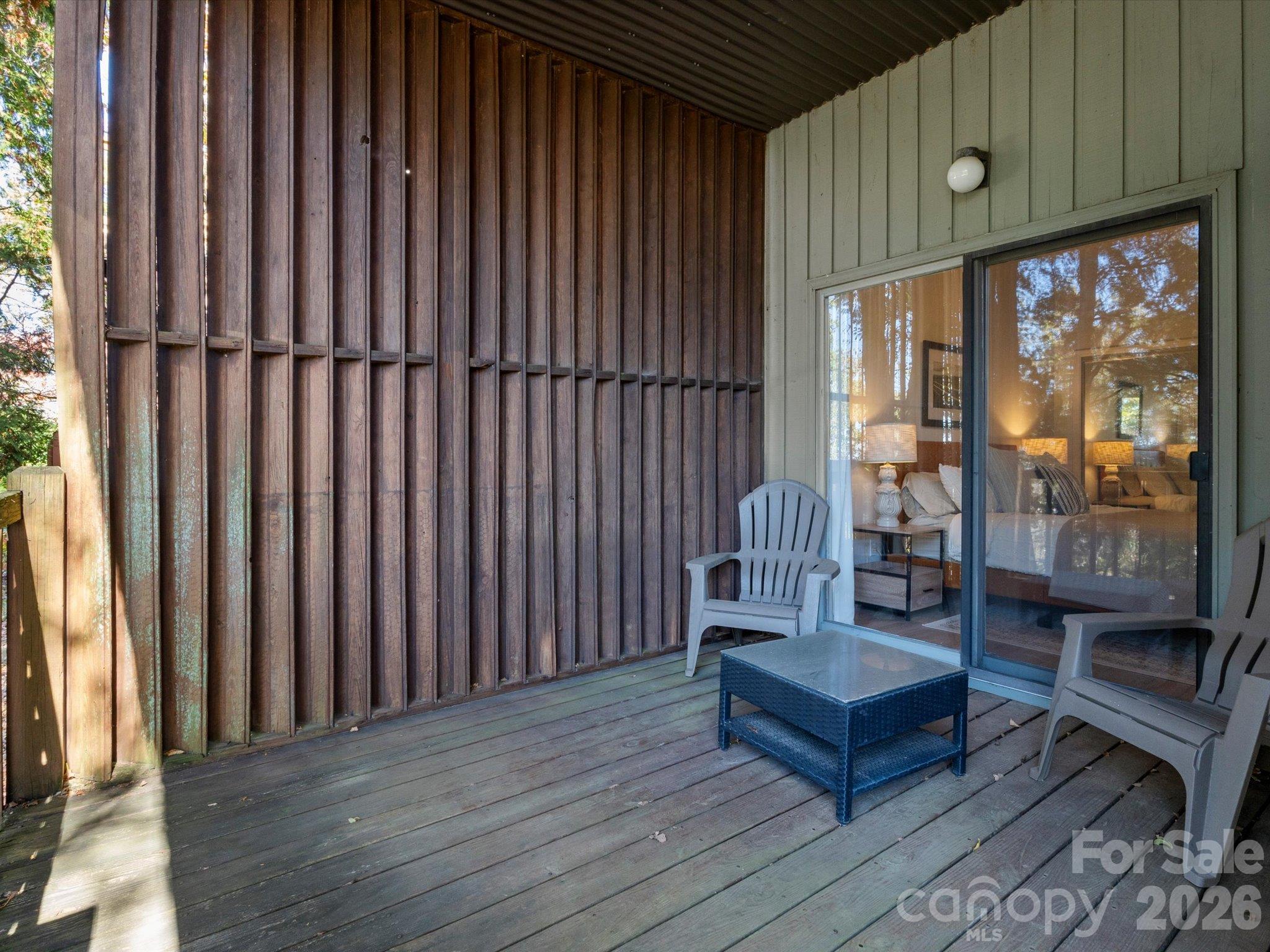 Spend mornings sipping coffee from the private balcony - 524 Windswept Drive, Asheville
