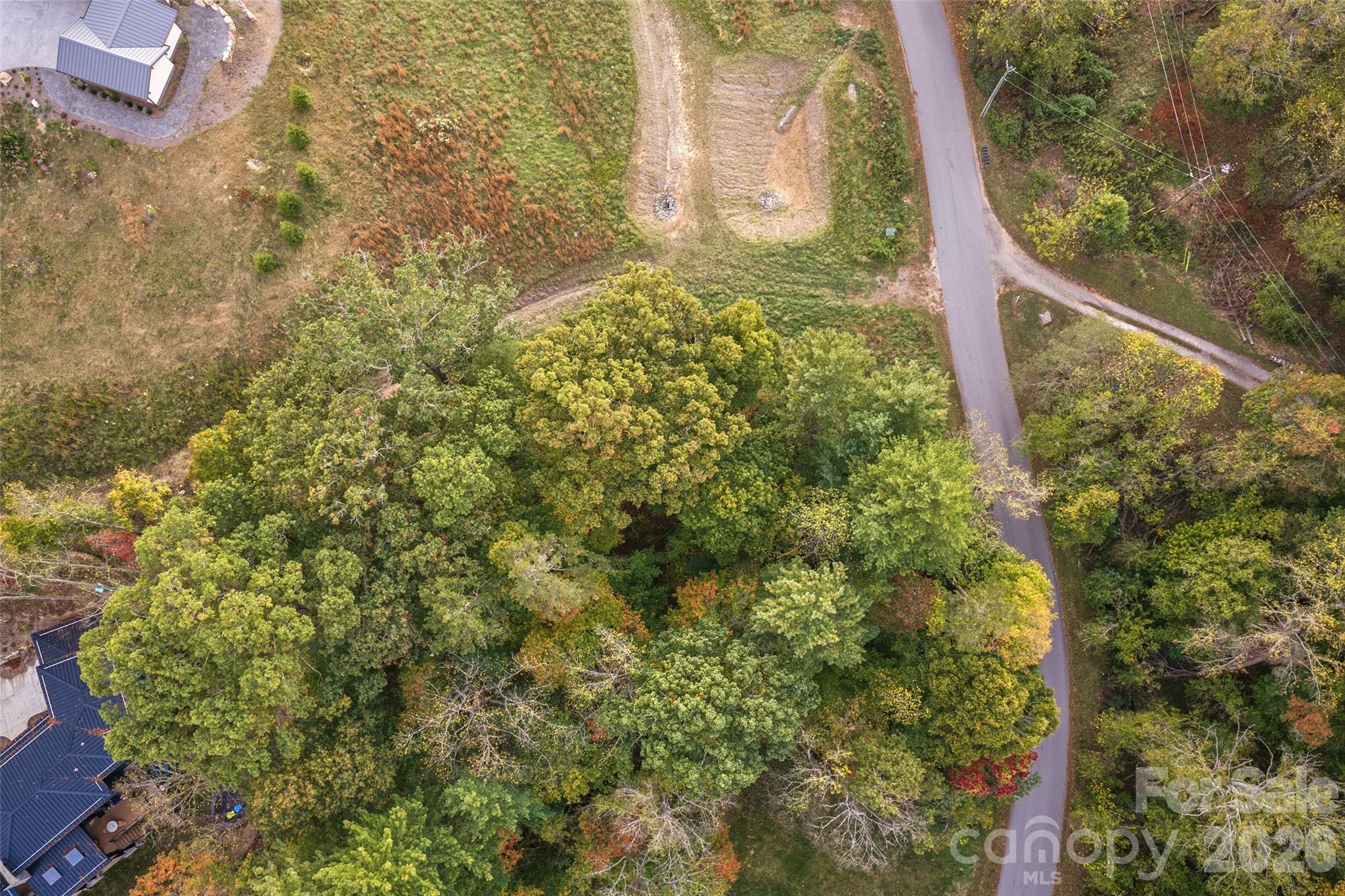 Aerial of lot - 17 French Broad River Way, Asheville