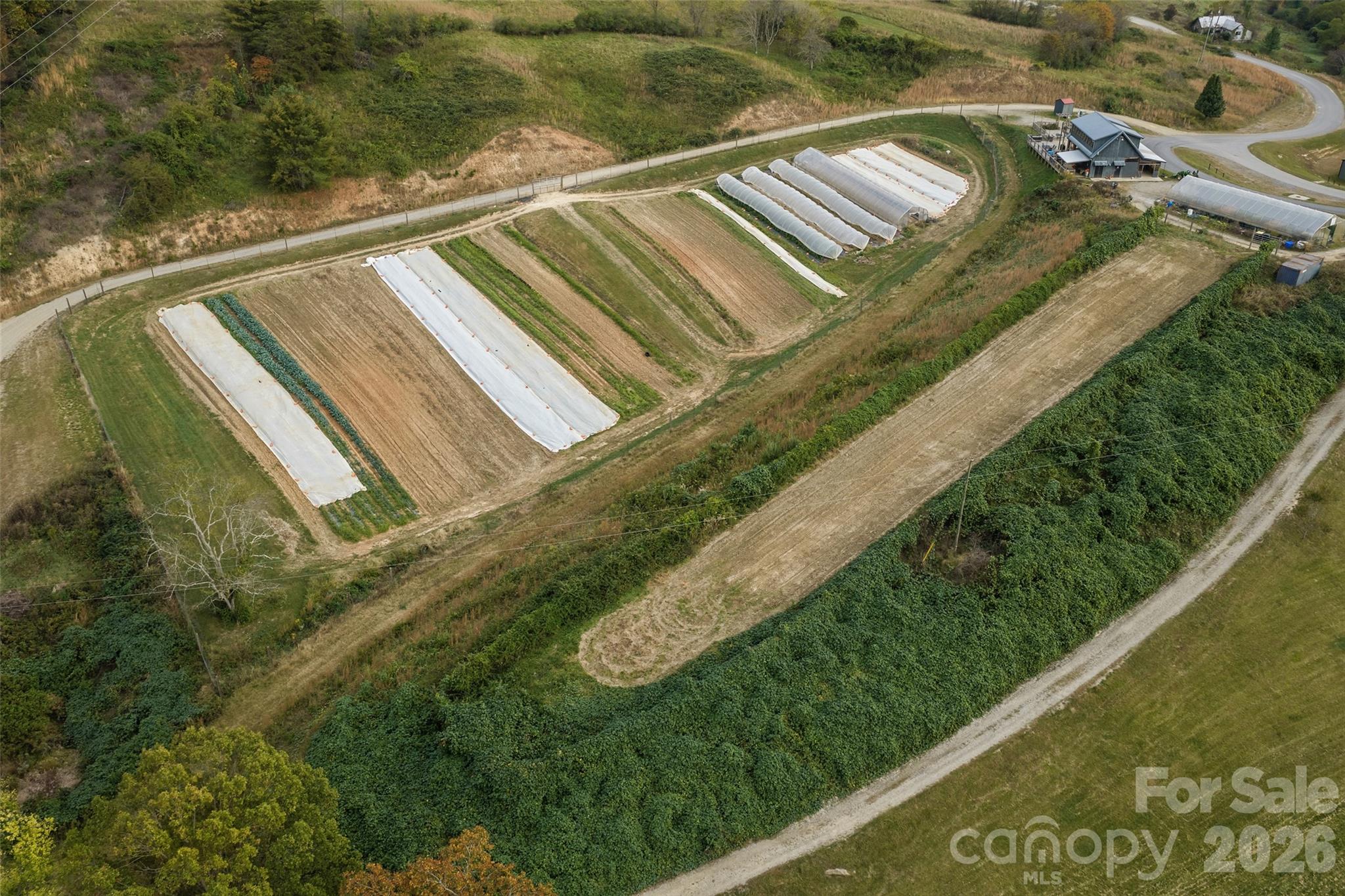 Aerial of Olivette Farms - 17 French Broad River Way, Asheville