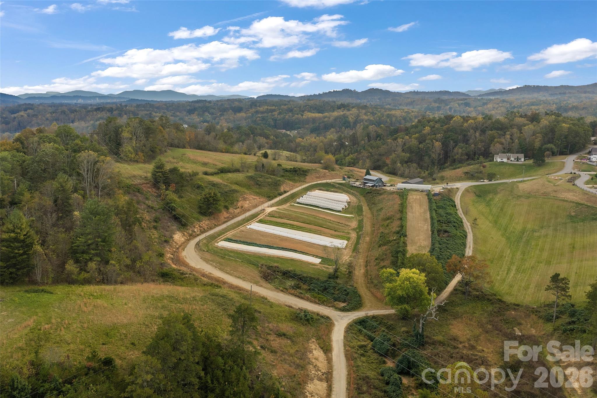 Aerial of Olivette Farms - 17 French Broad River Way, Asheville