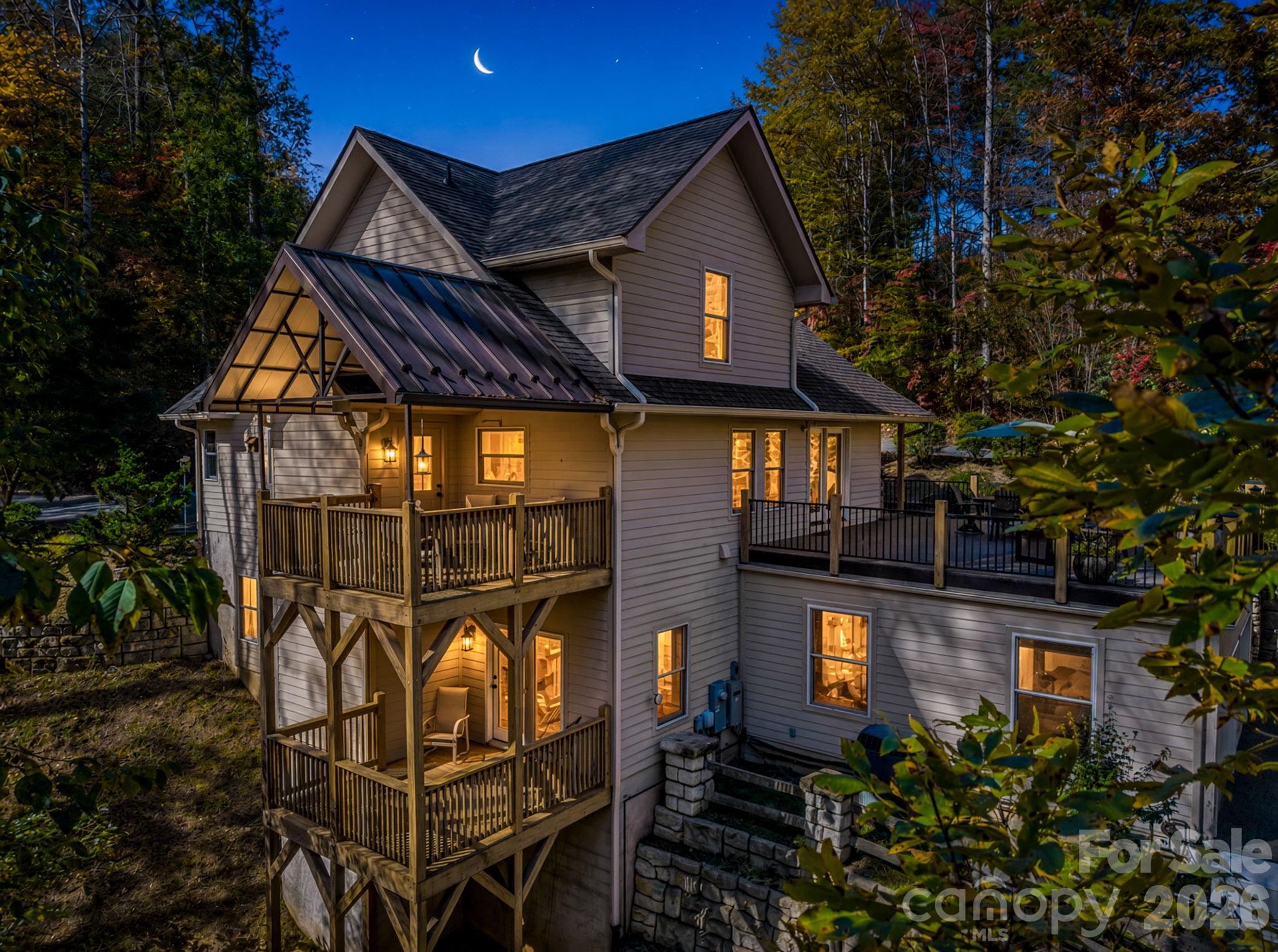 Single Family Residence at 17 Caroline Road, Pisgah Forest, photo 2 of 47