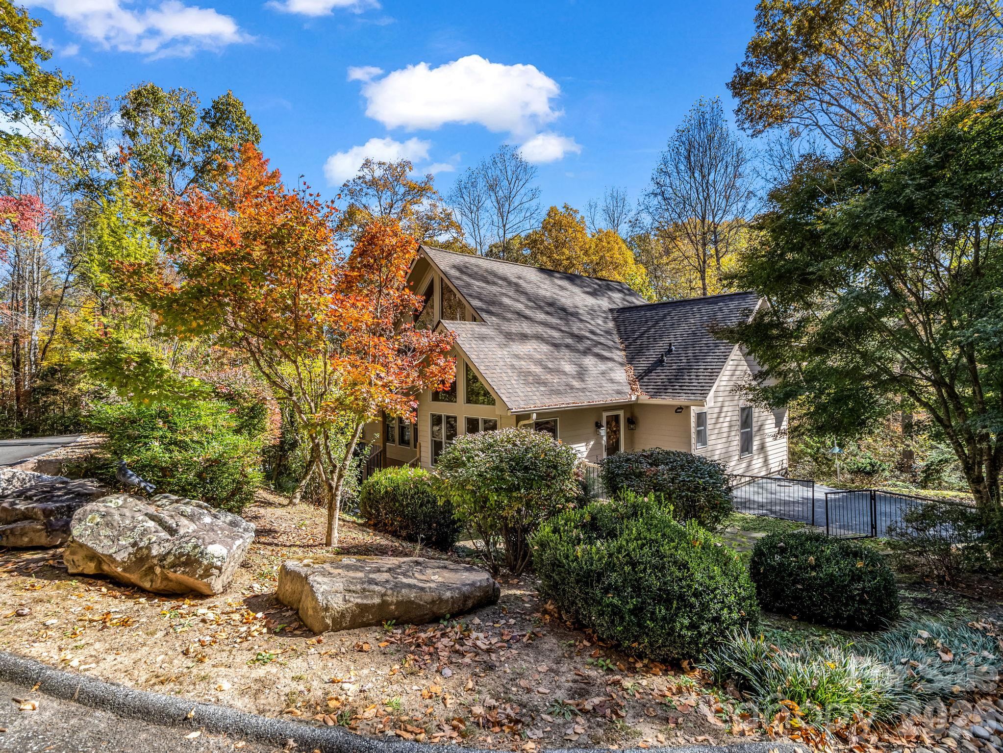 Single Family Residence at 17 Caroline Road, Pisgah Forest, photo 4 of 47