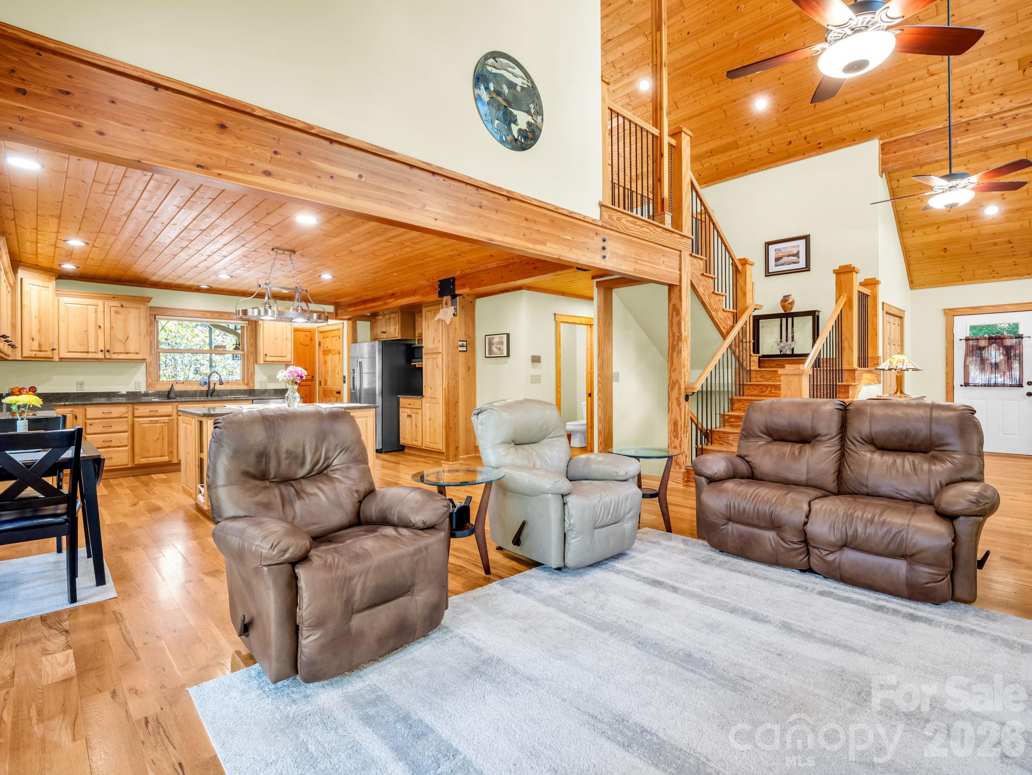 Open floor plan - 17 Caroline Road, Pisgah Forest