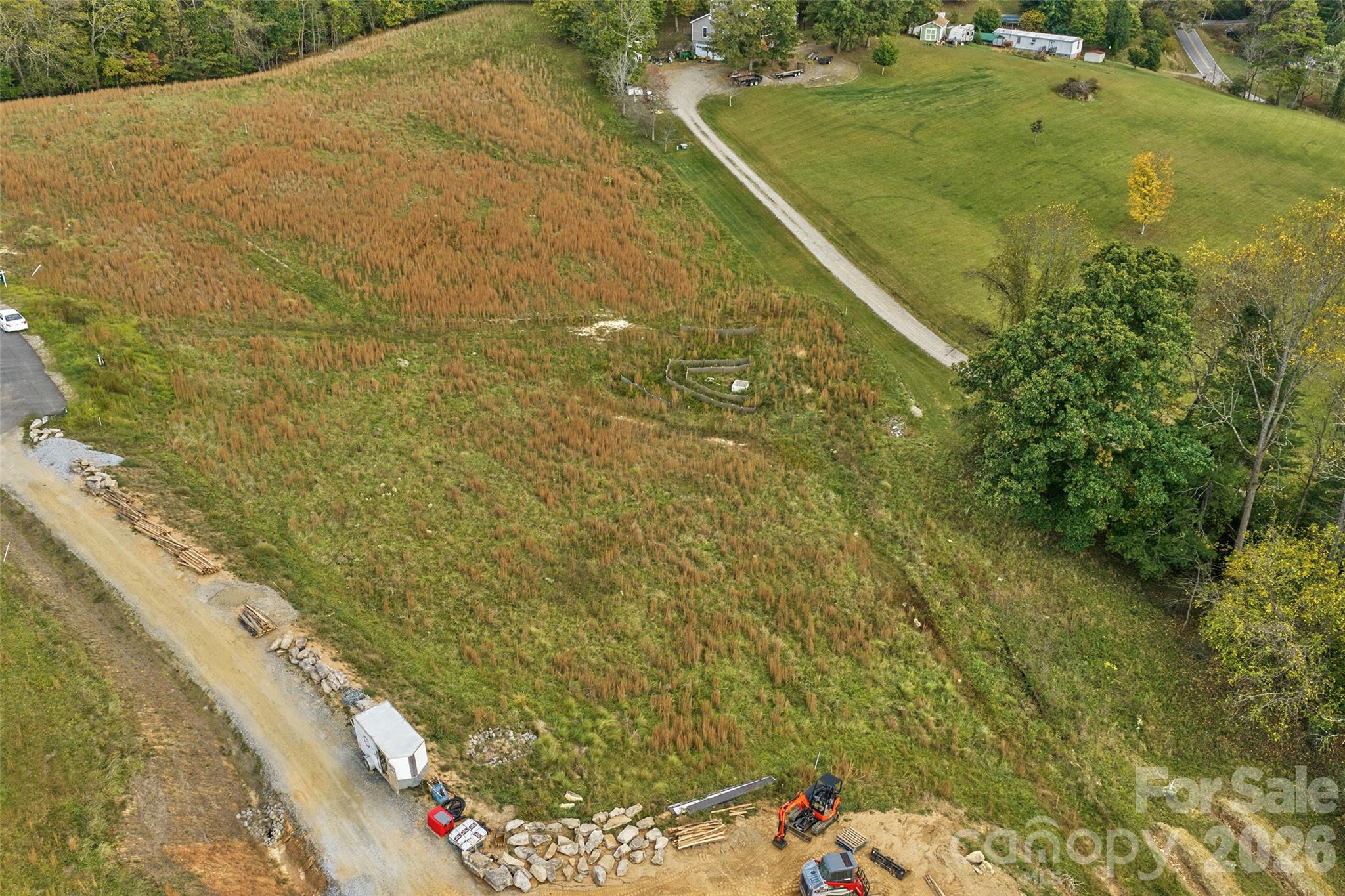 Aerial of lot - 128 Lilikoi Lane, Asheville