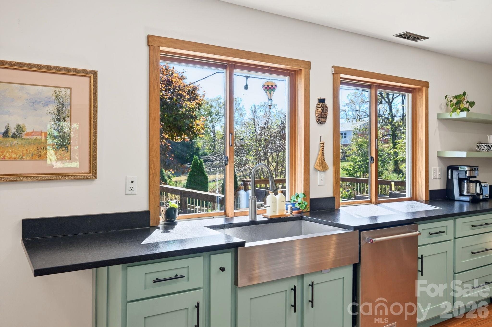 Large Windows - 414 Old Haw Creek Road, Asheville