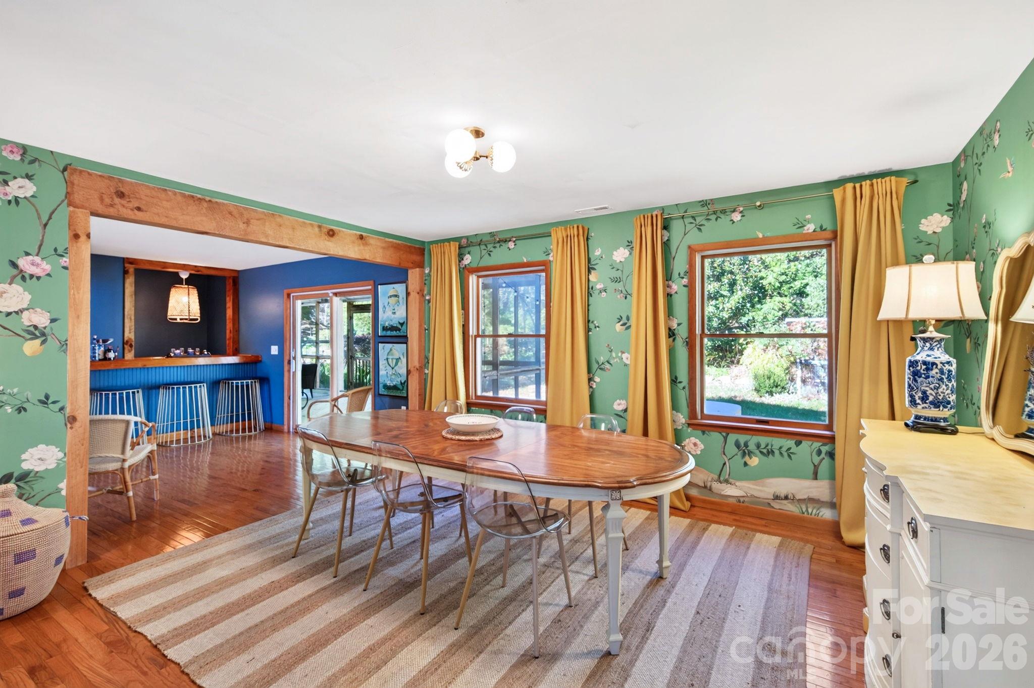 Gorgeous Formal Dining Room - 414 Old Haw Creek Road, Asheville