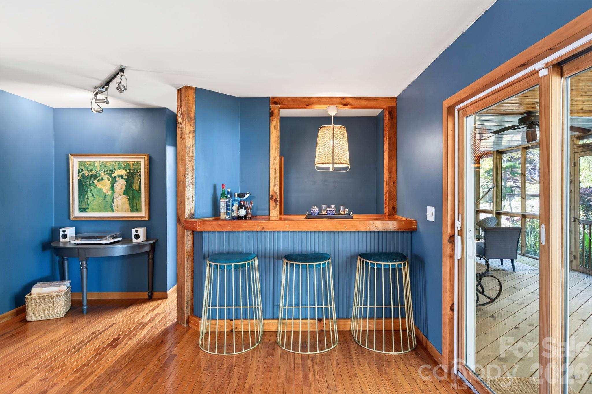 Custom Bar Area - 414 Old Haw Creek Road, Asheville