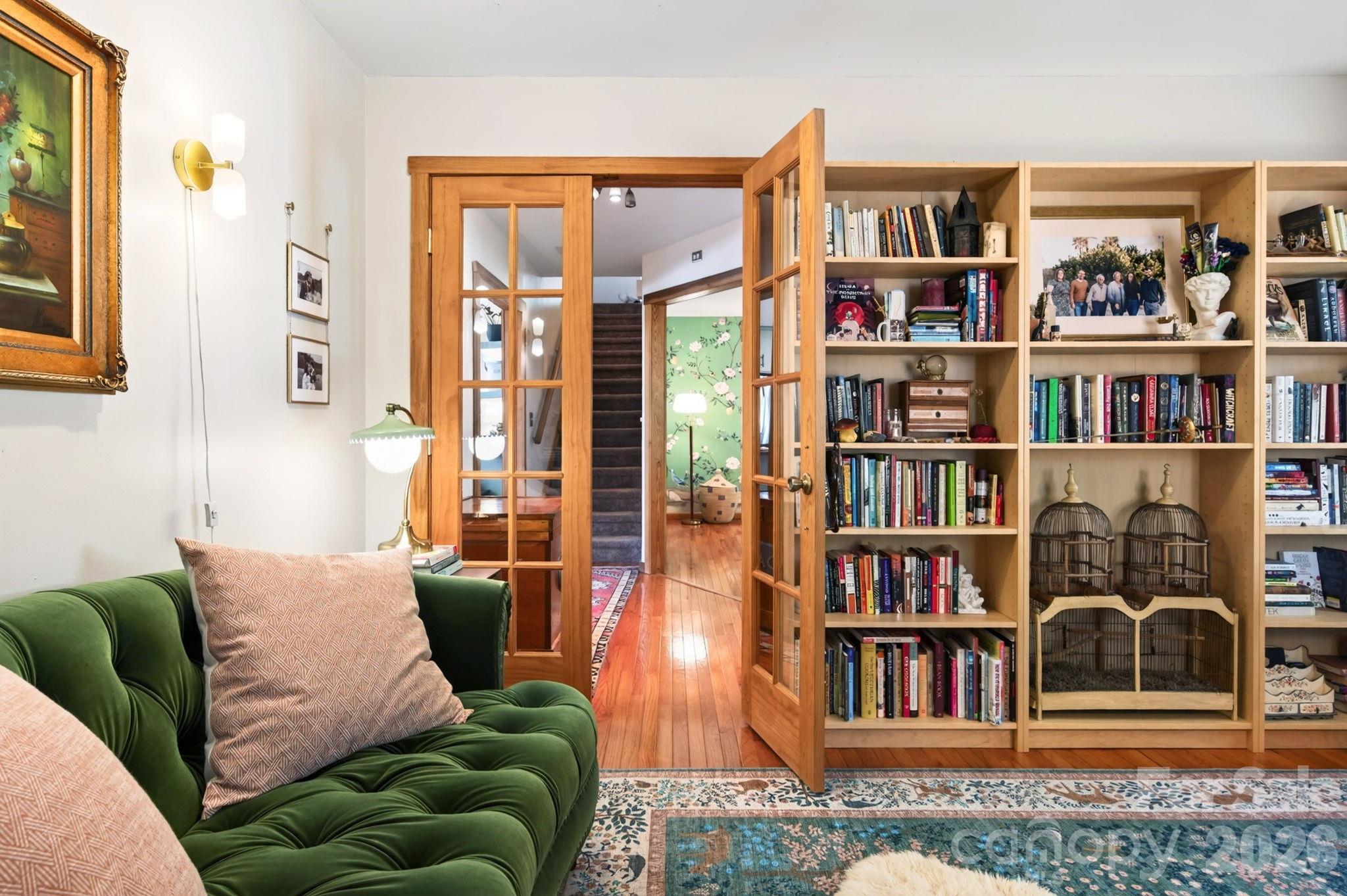 Custom Built-ins * French Doors - 414 Old Haw Creek Road, Asheville