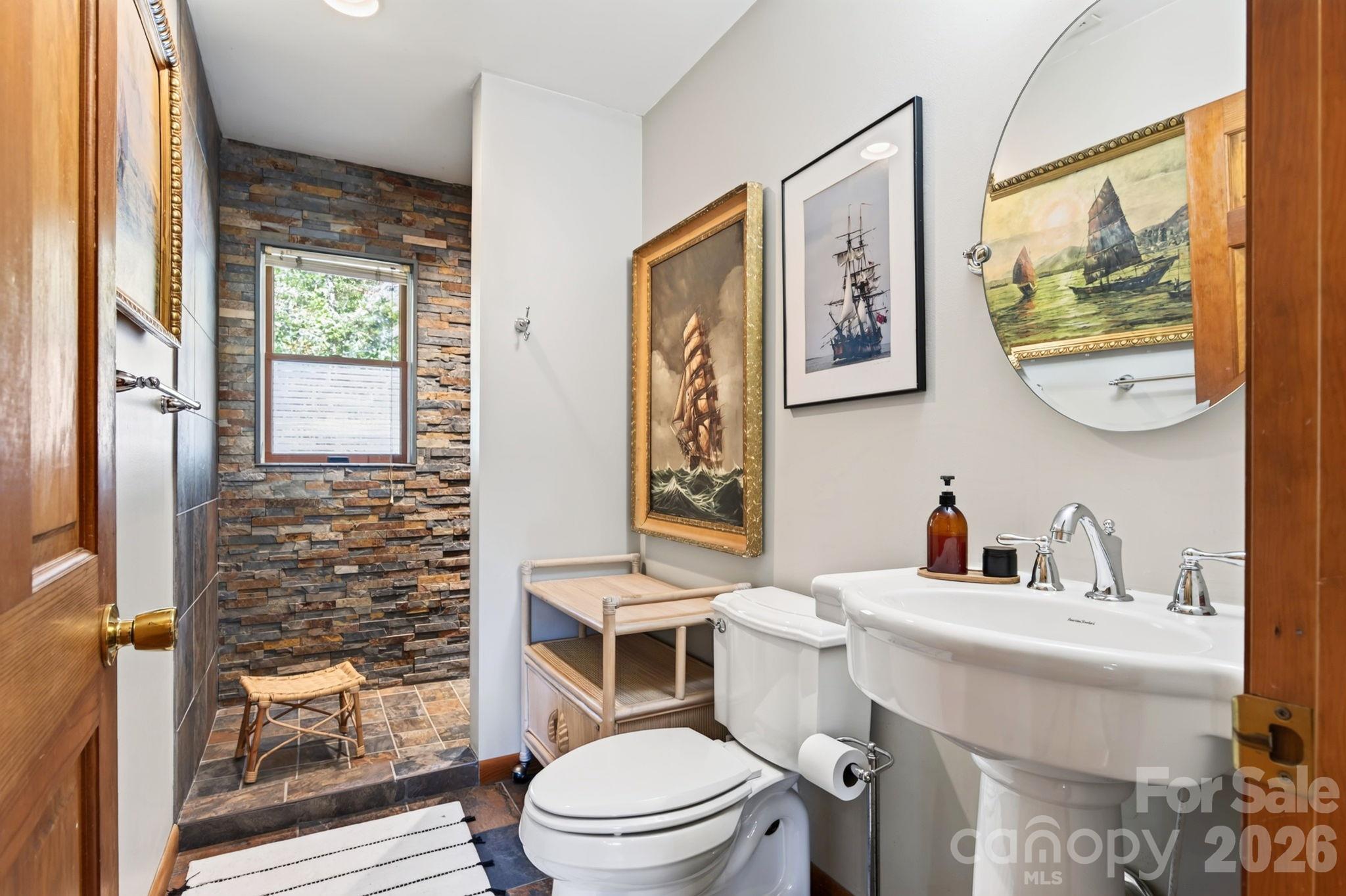 Main Floor Full Bathroom - 414 Old Haw Creek Road, Asheville