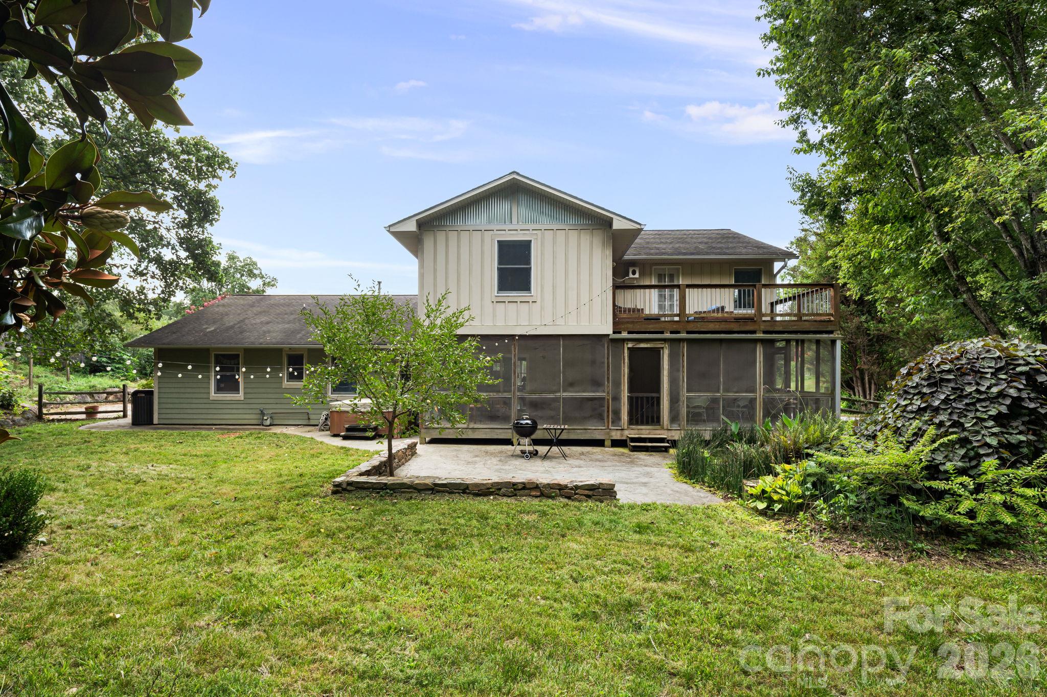 Multiple Outdoor Living Spaces - 414 Old Haw Creek Road, Asheville