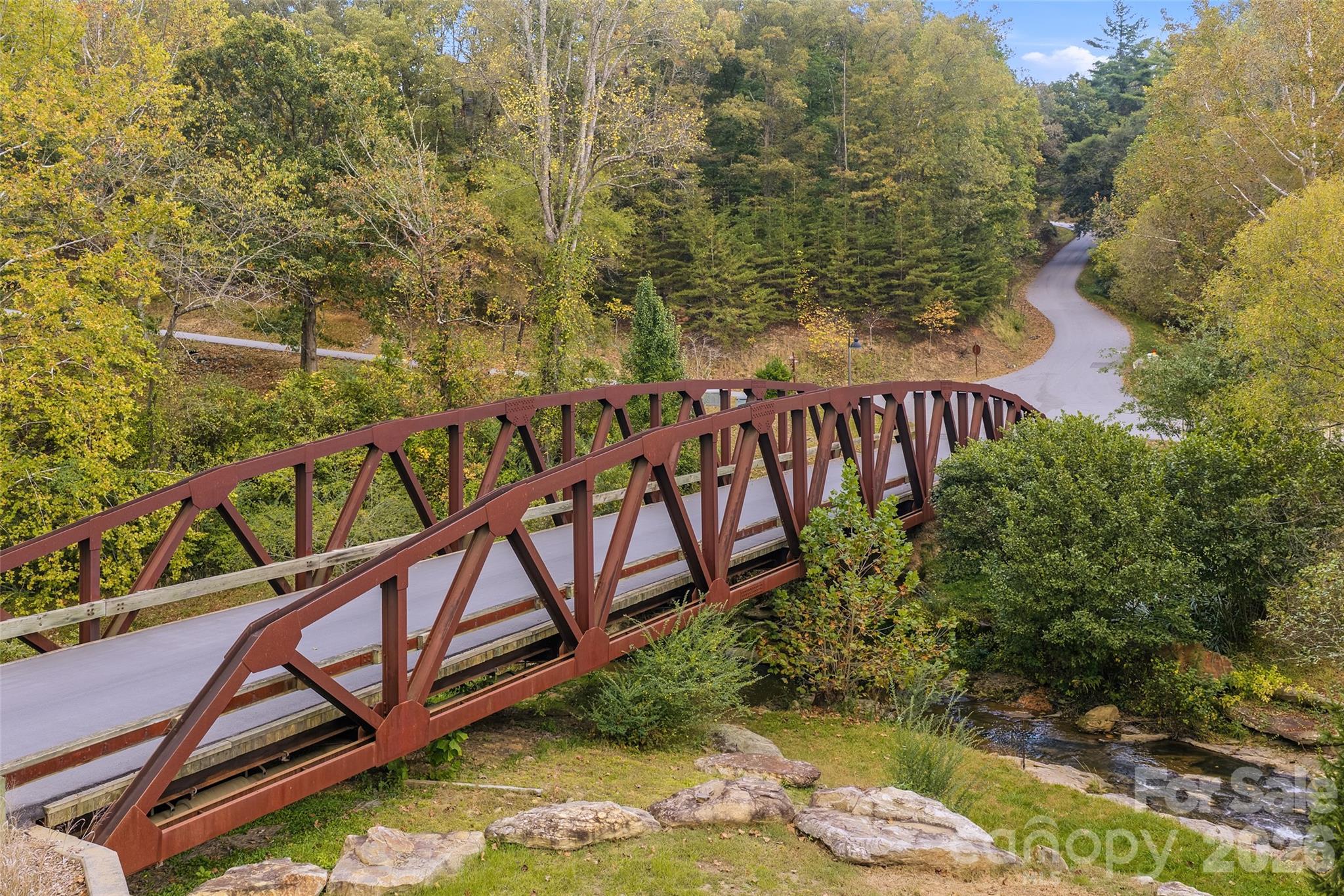 One of the impressive bridges in Olivette - 215 Old Macedonia Road, Asheville