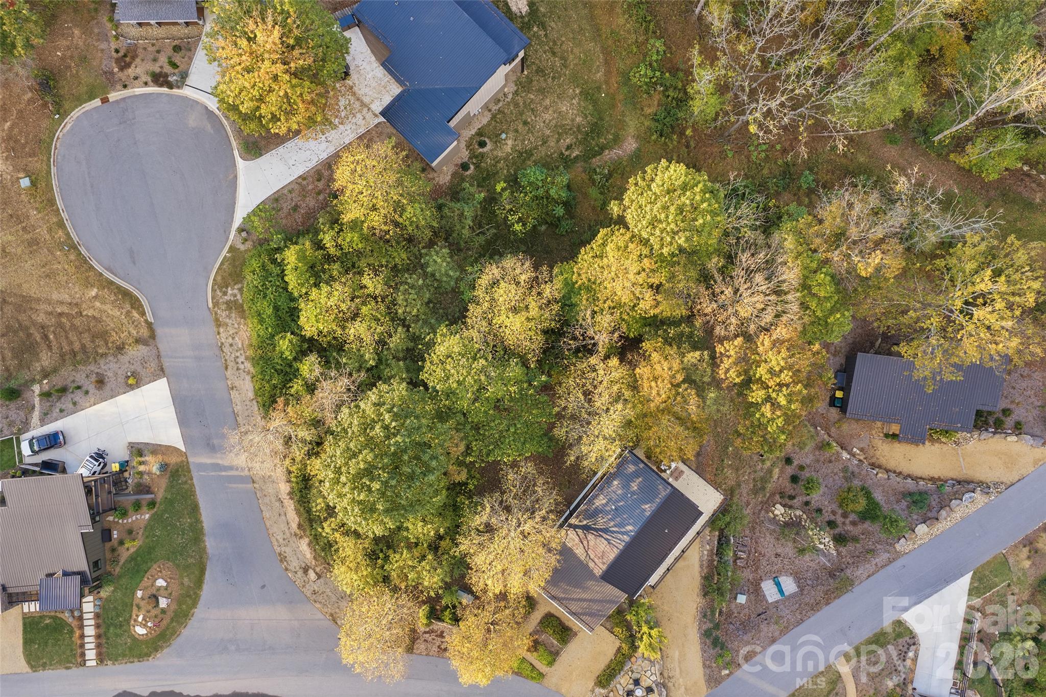 Aerial of the lot - 35 Olivette Crossing Parkway, Asheville
