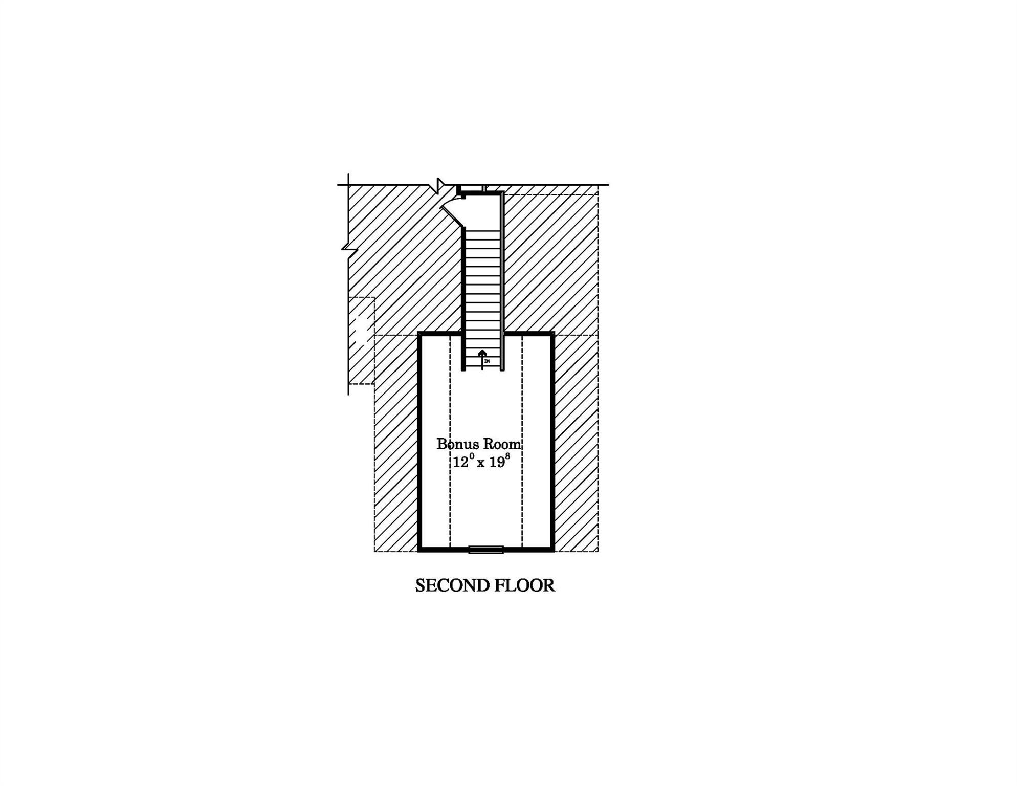 2nd floor bonus room layout - 5411 Little Staton Road, Marshville