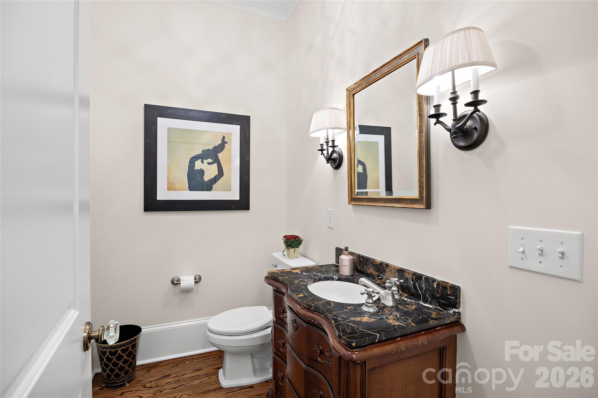 Main level powder room - 2622 Bucknell Avenue, Charlotte