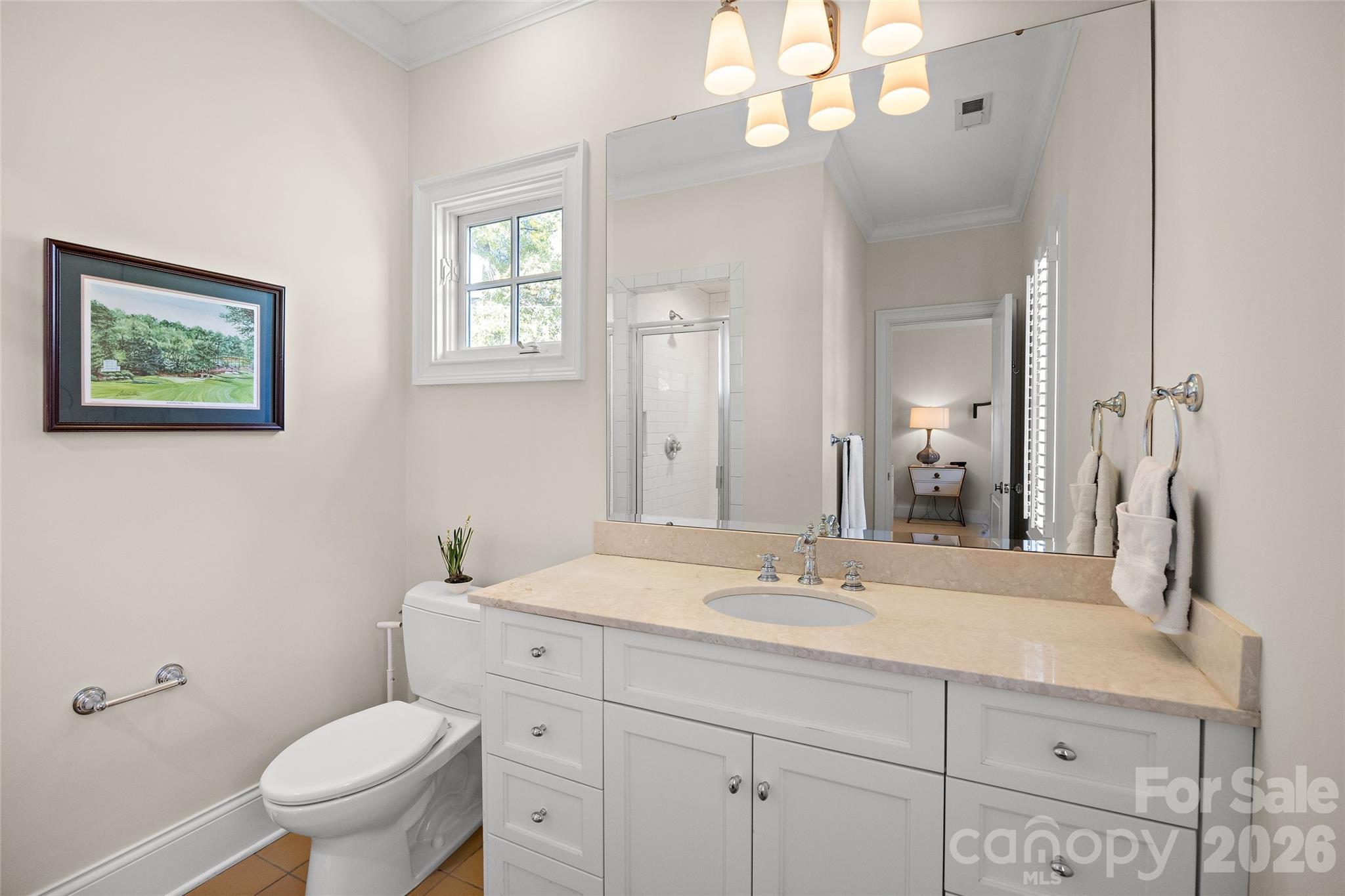 Guest en-suite bath - 2622 Bucknell Avenue, Charlotte
