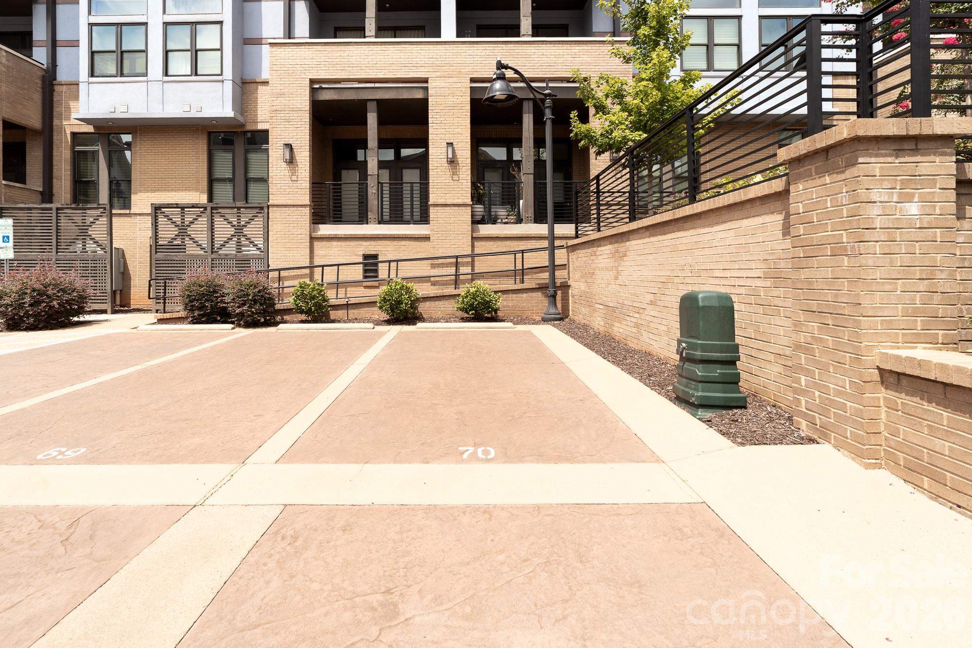 Another assigned space in the courtyard parking lot - 2401 Euclid Avenue, Charlotte