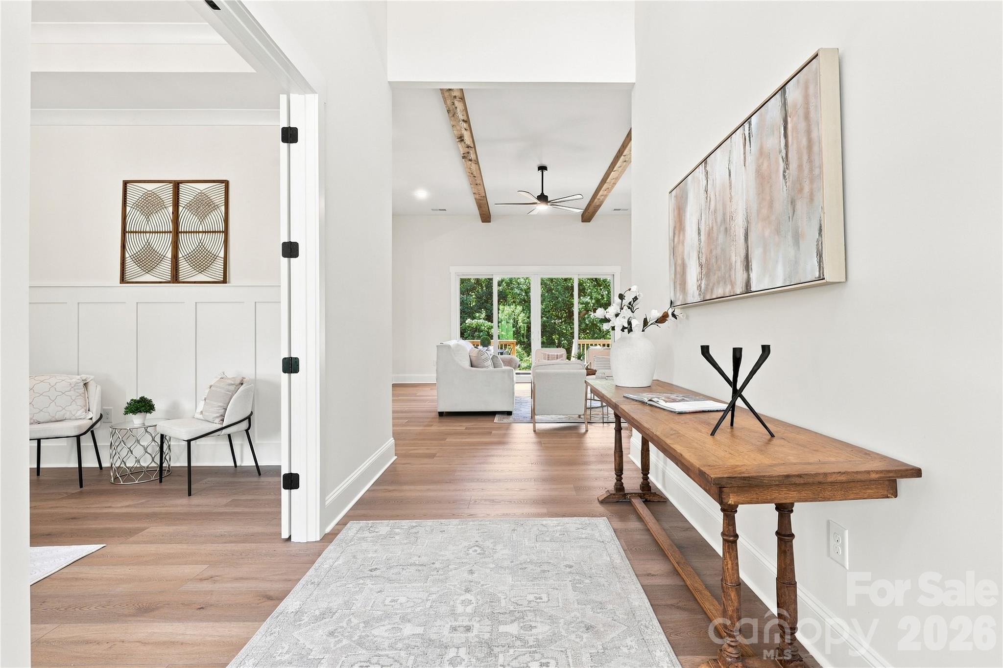 Welcoming 2-story foyer with office shown on left - 509 Simpson Road, Locust