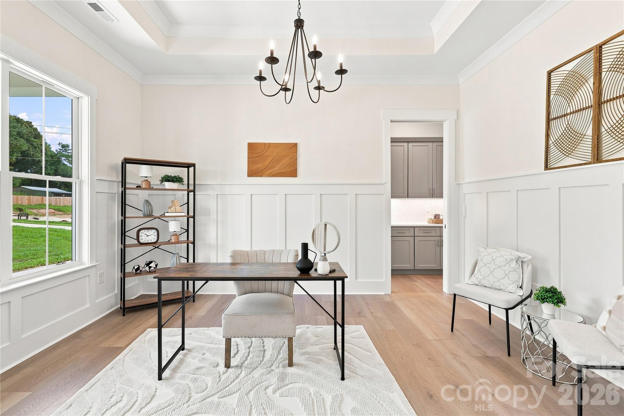 Office w/pocket door to butler pantry (shown with all included features) - 509 Simpson Road, Locust