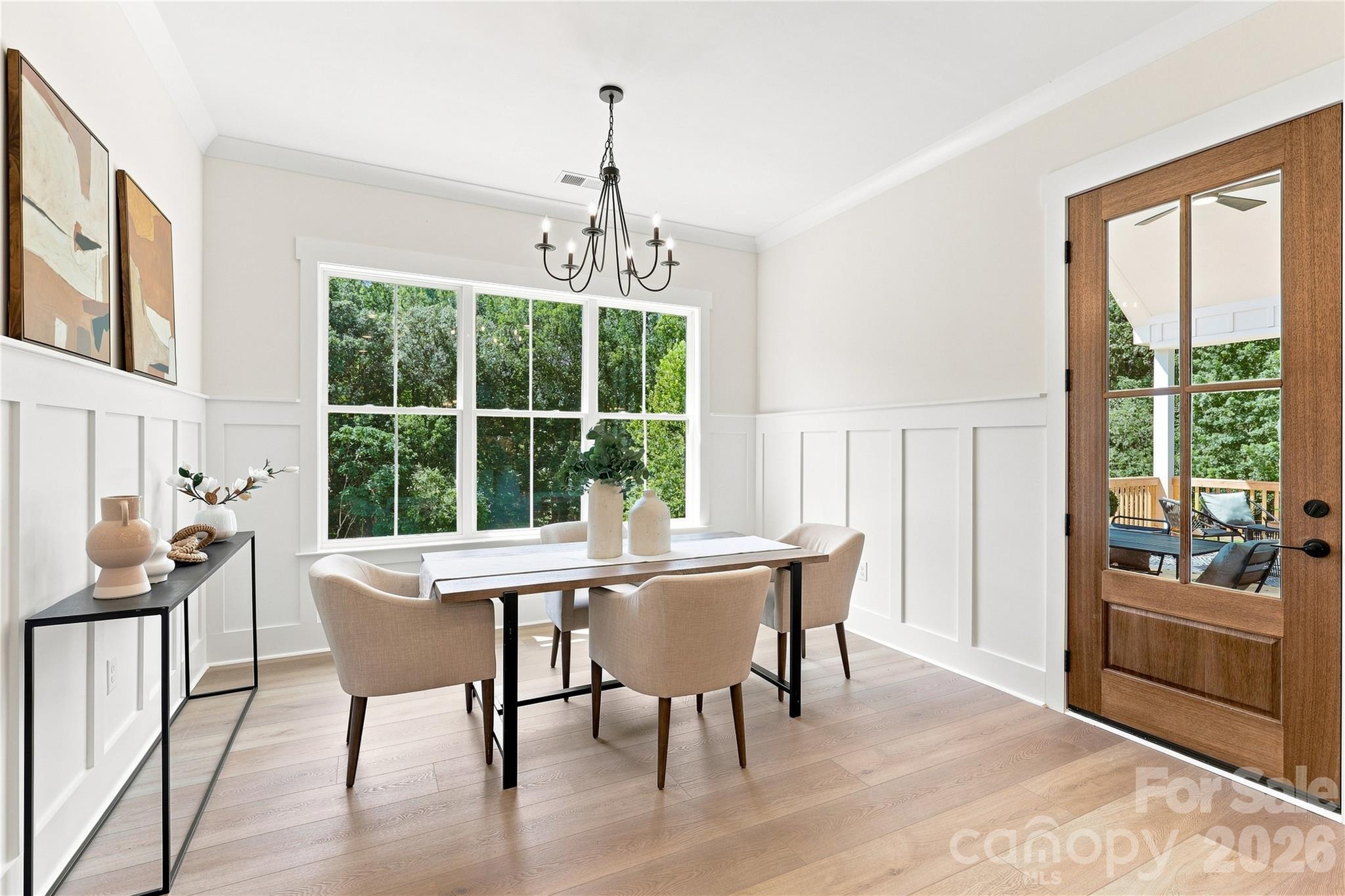 Large eat-in kitchen and 8' mahagony door to back covered deck or porch (Shown as included feature) - 509 Simpson Road, Locust