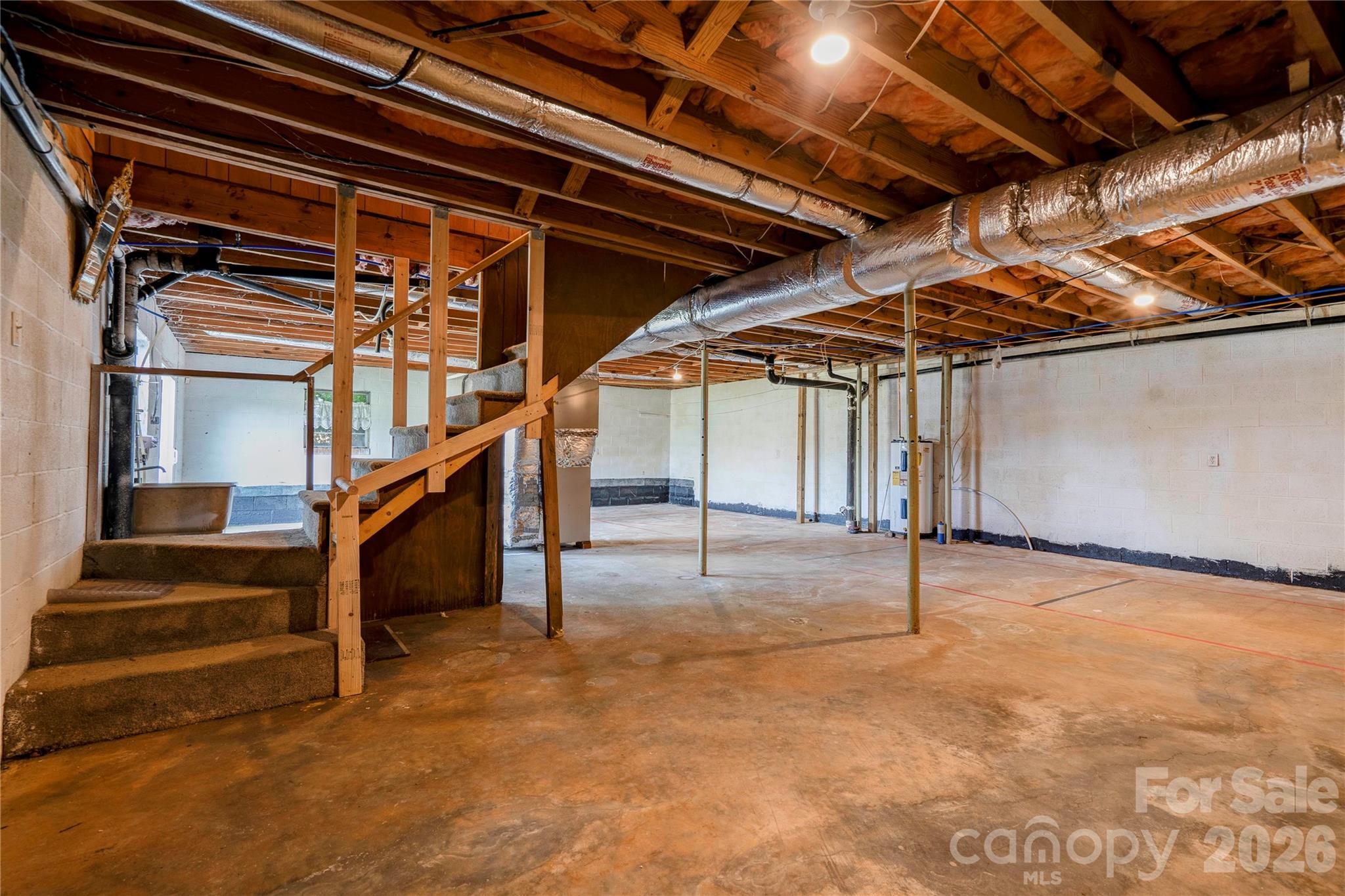 Unfinished Basement - 2202 S Post Road, Shelby
