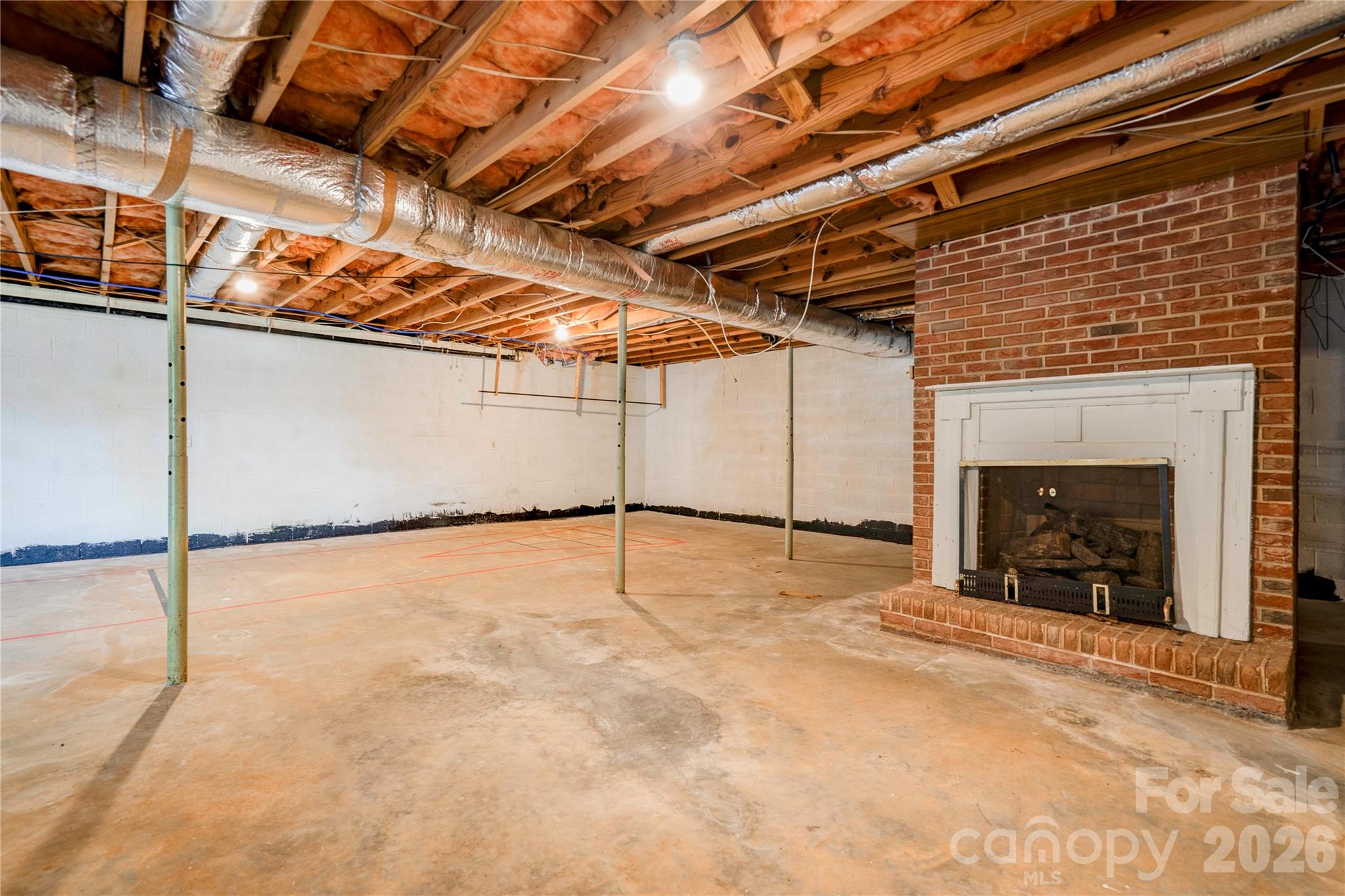 Unfinished Basement - 2202 S Post Road, Shelby
