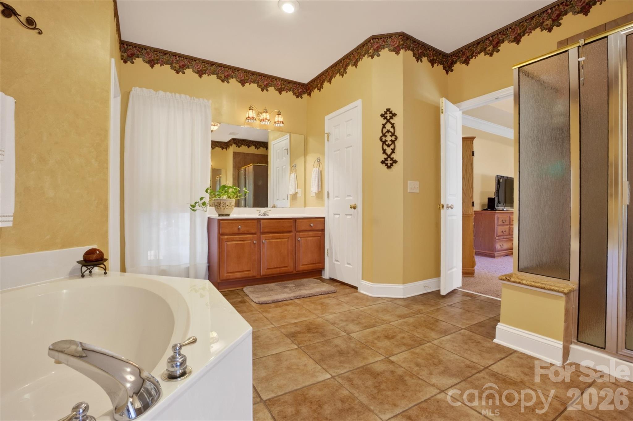Separate tub and shower. - 170 Herons Gate Drive, Mooresville