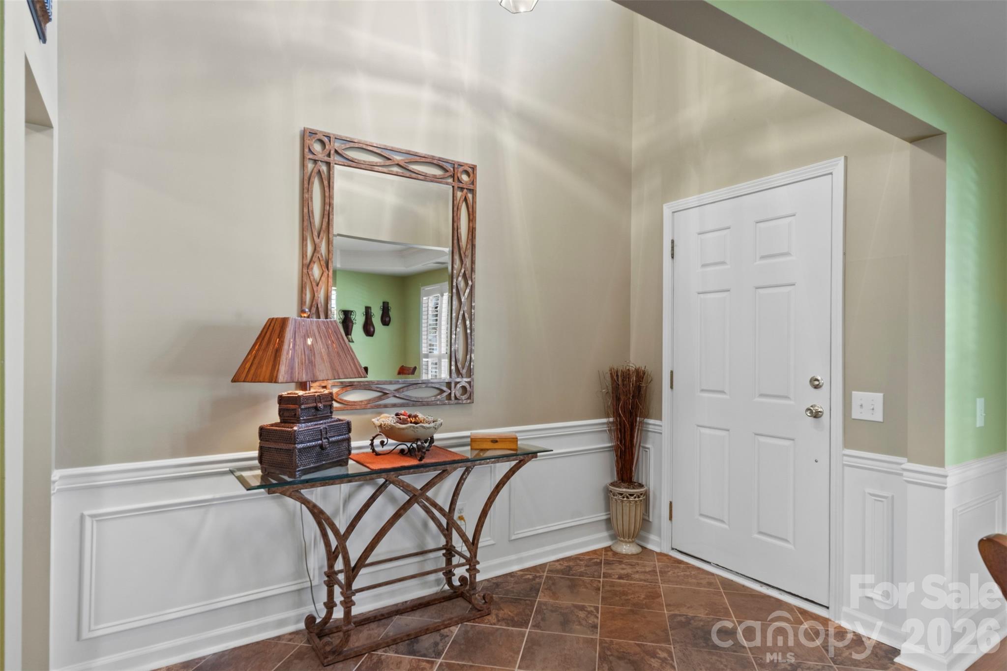 Entry with wainscoting - 18912 Harbor Cove Drive, Cornelius