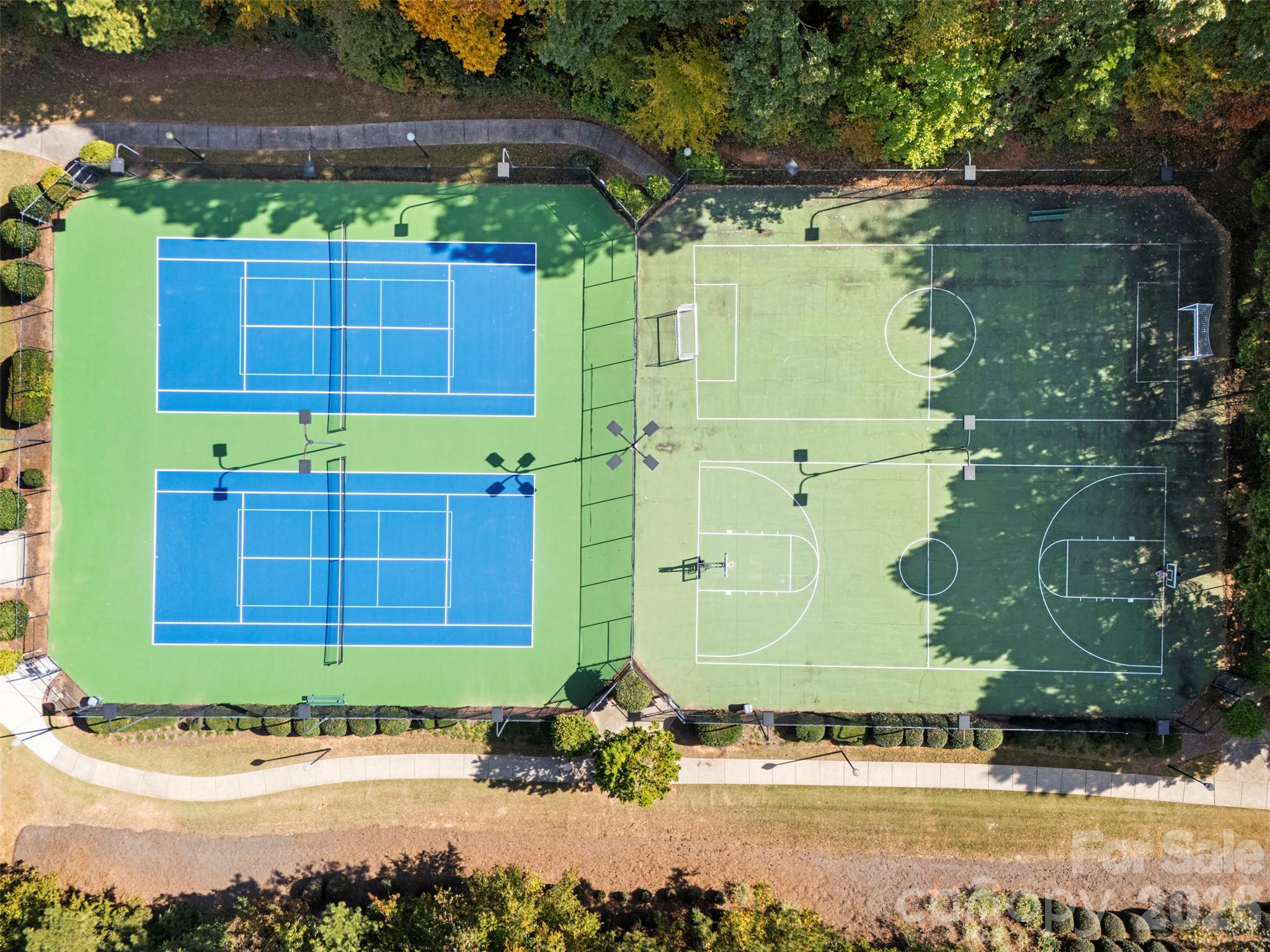 Sports courts also include basketball and soccer - 18912 Harbor Cove Drive, Cornelius